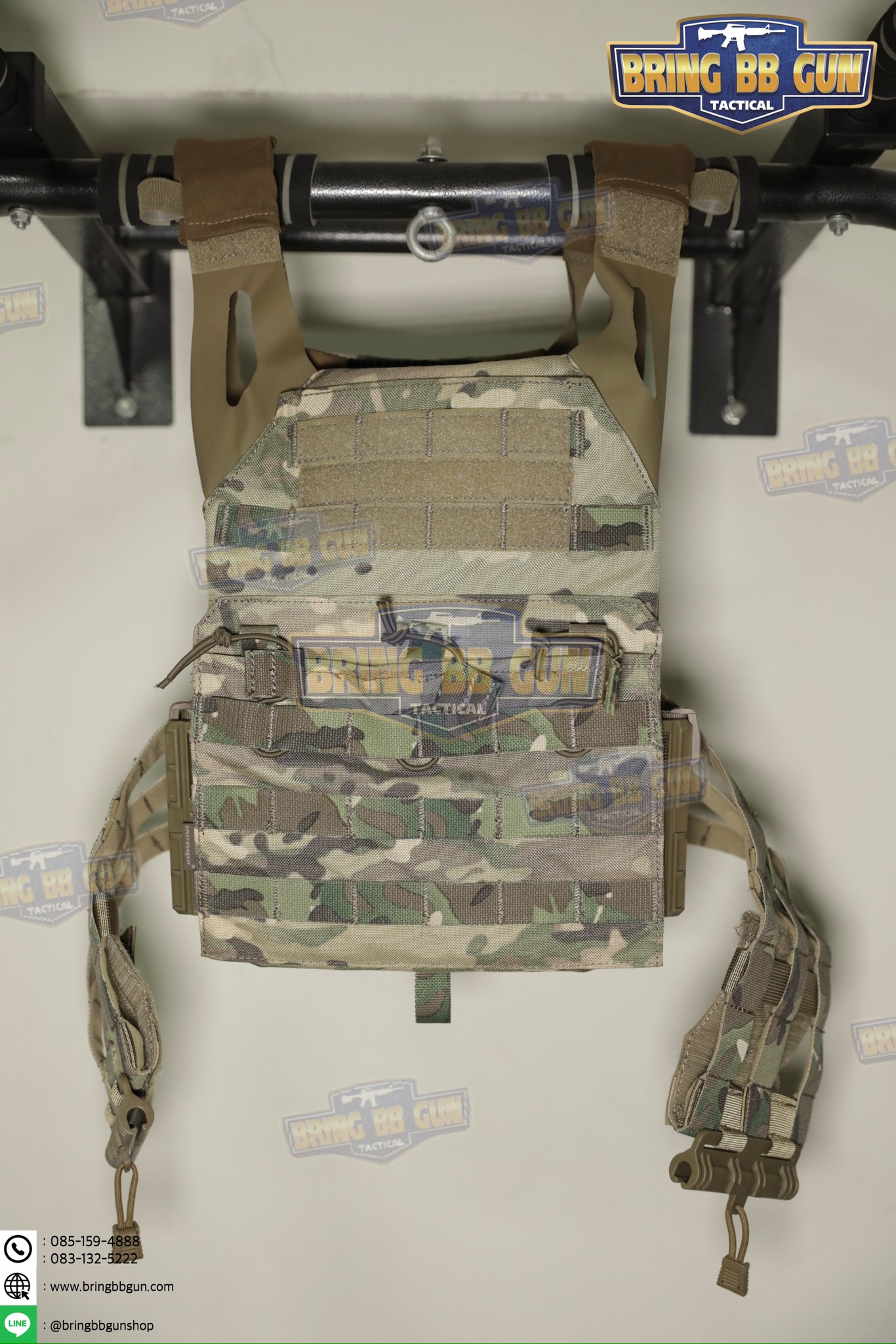 ชุดเซ็ตปลดเสื้อเกราะไว (ชุดปลดไวเสื้อเวส QR1) (Molle Quick Release Buckle Set)