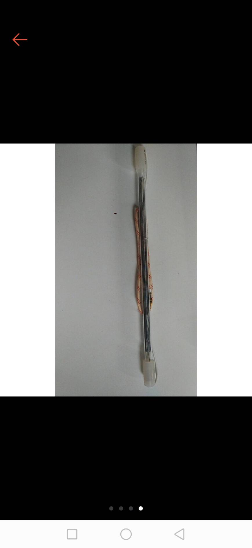 0000092 ฮีตเตอร์ หลอดแก้ว แท่งแก้ว ขนาด 12นิ้ว 220V/140W