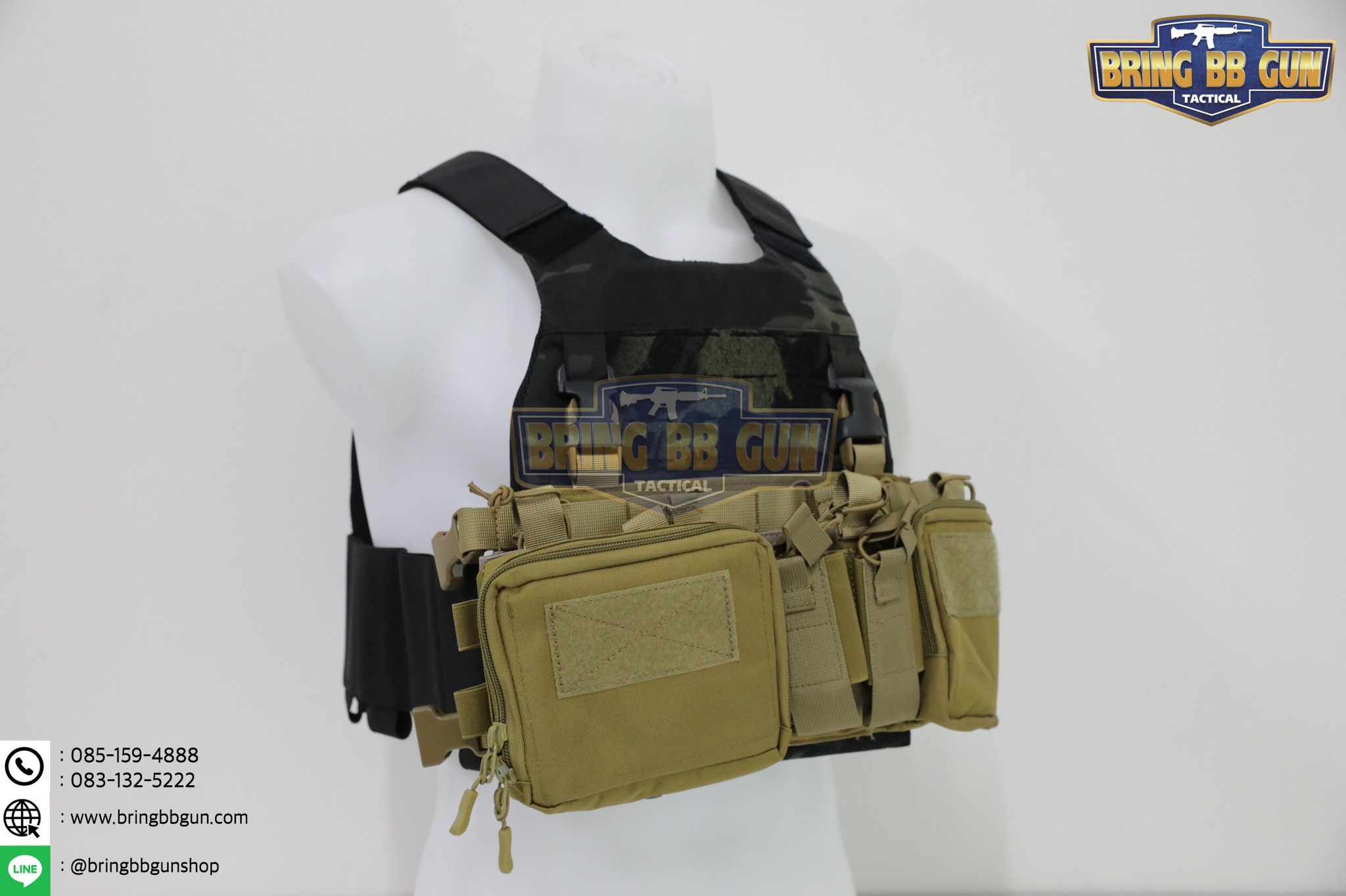 เอี่ยม M4 Chest Rig สายโยงบ่า