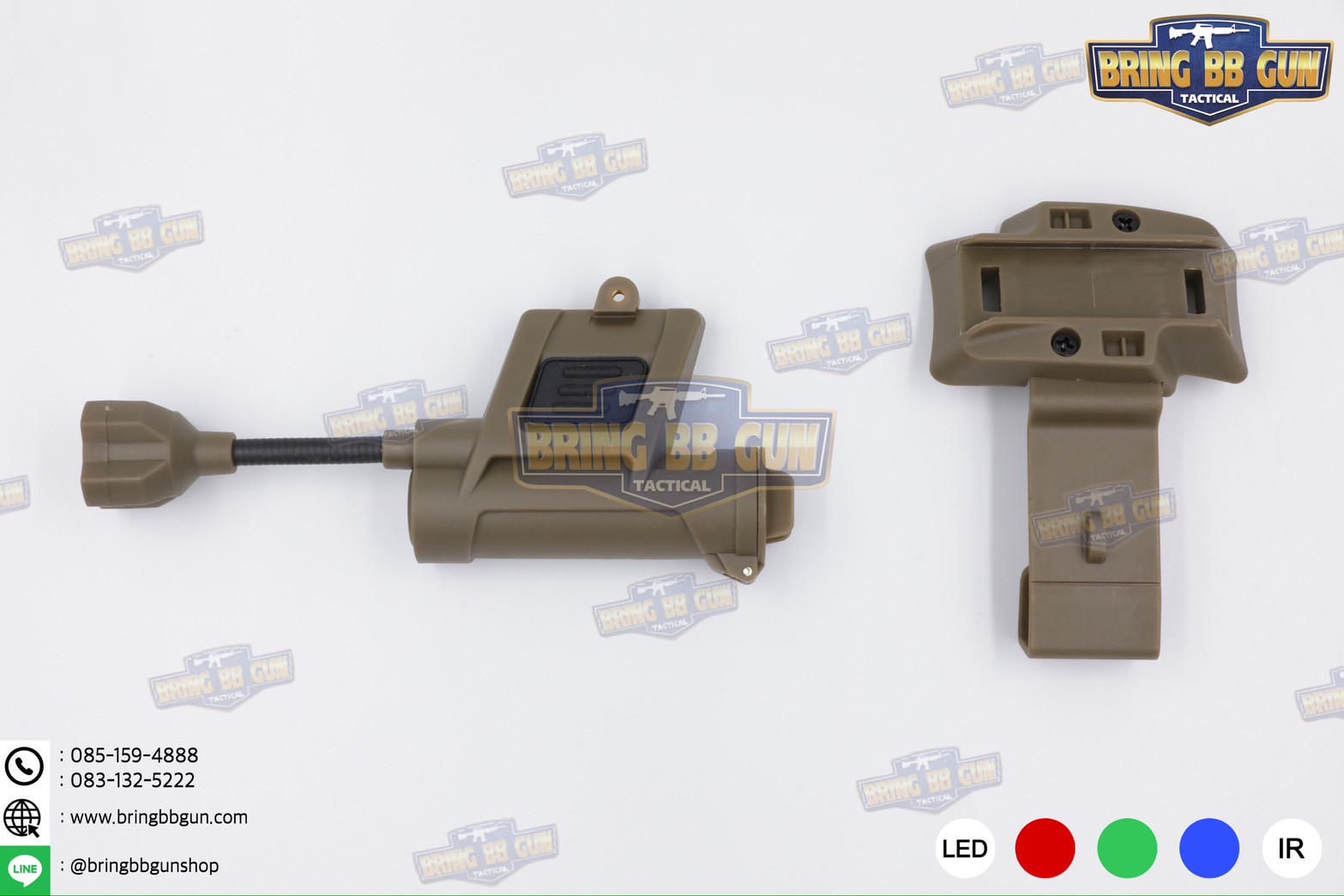 ไฟฉายติดหมวก MPLS Charge 4.0 (Military Helmet Light System) (ไฟฉายติดหมวกทรงPrinceton Tec)