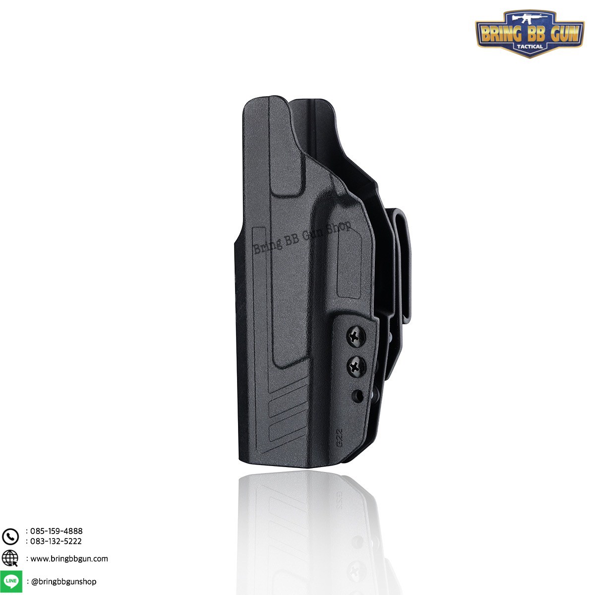 ซองปืน รุ่นIWB Claw Holster ยี่ห้อ Cytac รุ่น Glock17 (ซองปืนพกใน ปรับมือซ้ายมือขวาได้) ปืนที่ใส่ได้ Glock17/22 gen1-5;Glock31 gen1-4