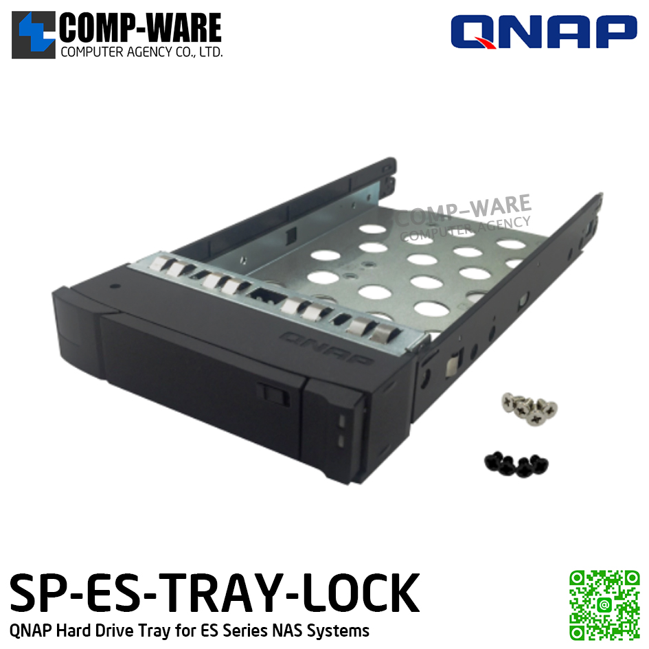QNAP SP-ES-TRAY-LOCK Hard Drive Tray for ES Series NAS Systems - รับประกัน 1 ปี - SPARE PART