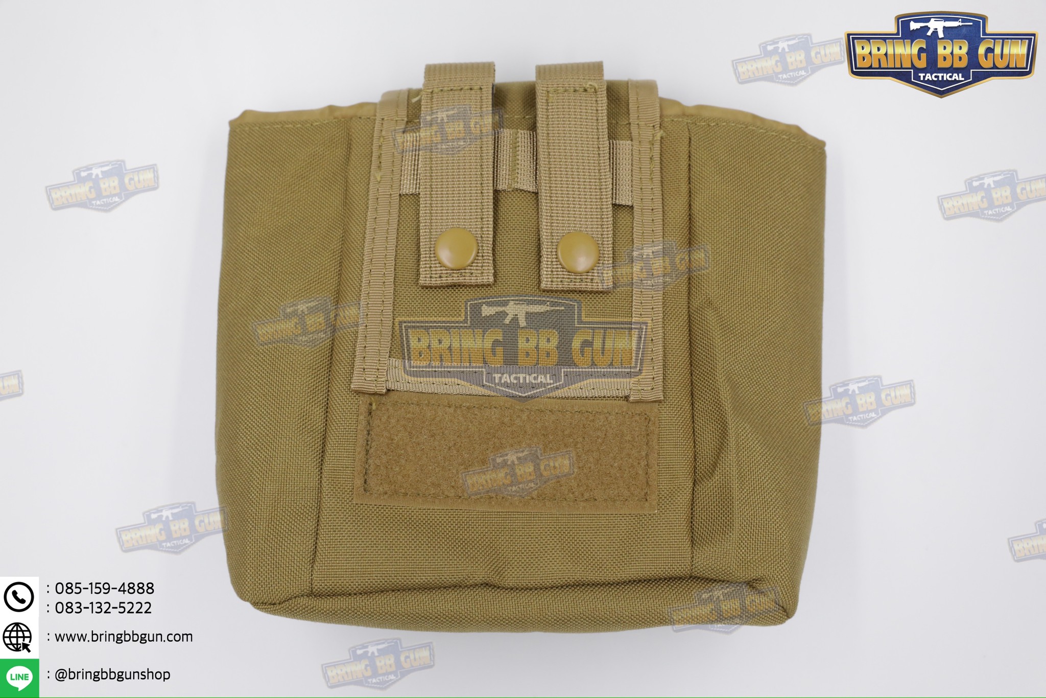 ถุงทิ้งแม็กกาซีนแบบพับได้ B01 (ถุงเก็บอุปกรณ์) (Tactical Storage Bag) (Folding Magazine Recycling Bags) (Drop Pouch) (Dump Pouch)