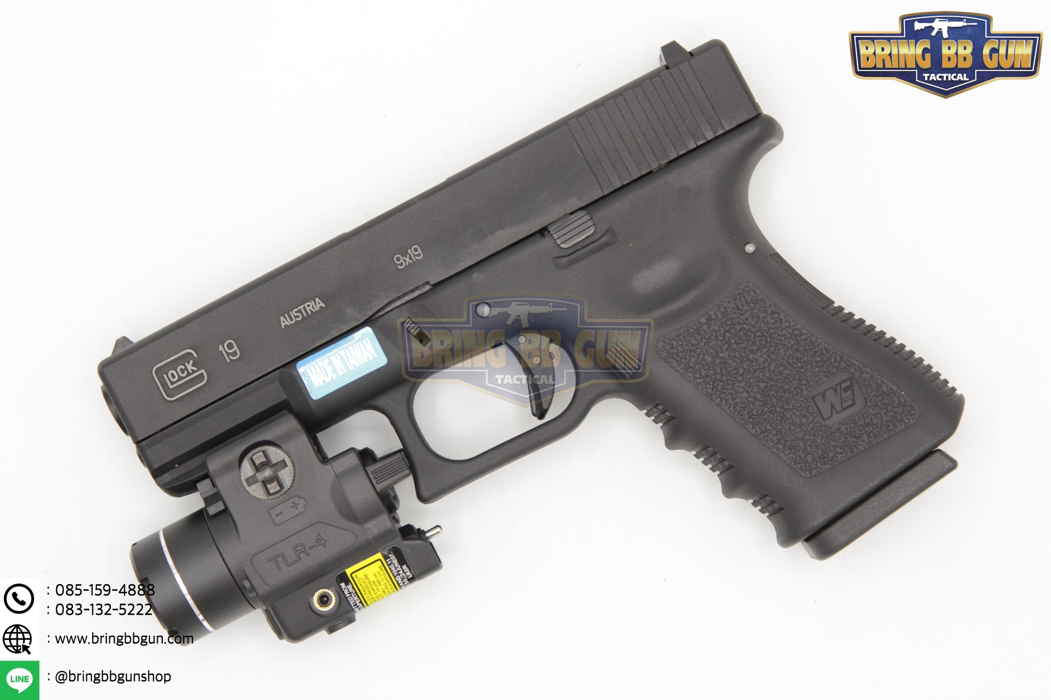 ไฟฉายและเลเซอร์(สีแดง)ติดปืนสั้น ยี่ห้อStreamlight รุ่นTLR-4