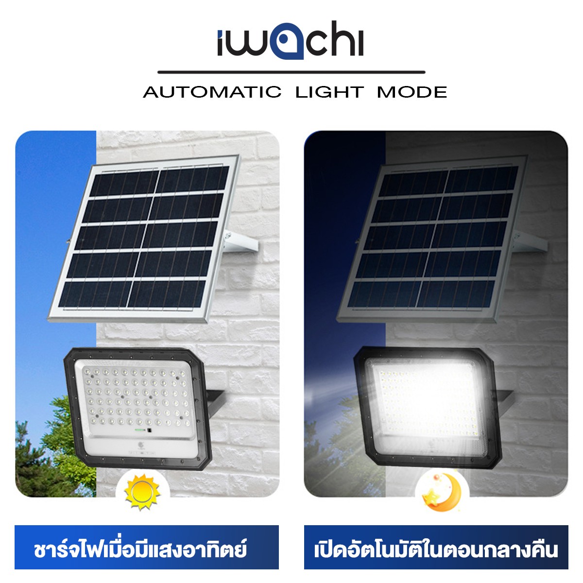 โซล่าเซลล์ JD-9910 / FLOOD-SOLAR-JD-9910-100W