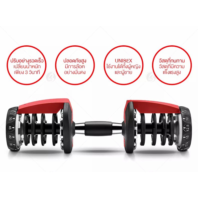 2599ทักแชทค่าส่ง 0บ. ดัมเบลปรับน้ำหนักได้ Mask1 แผ่นเหล็กพรีเมี่ยม ทนทาน น้ำหนัก 24 Kg