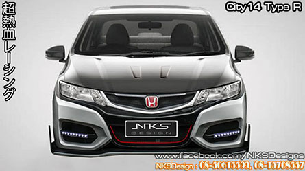 HONDA CITY 2014-2016 TYPE R15 RAW WORK COMPLETE SET (NKS DESIGN)