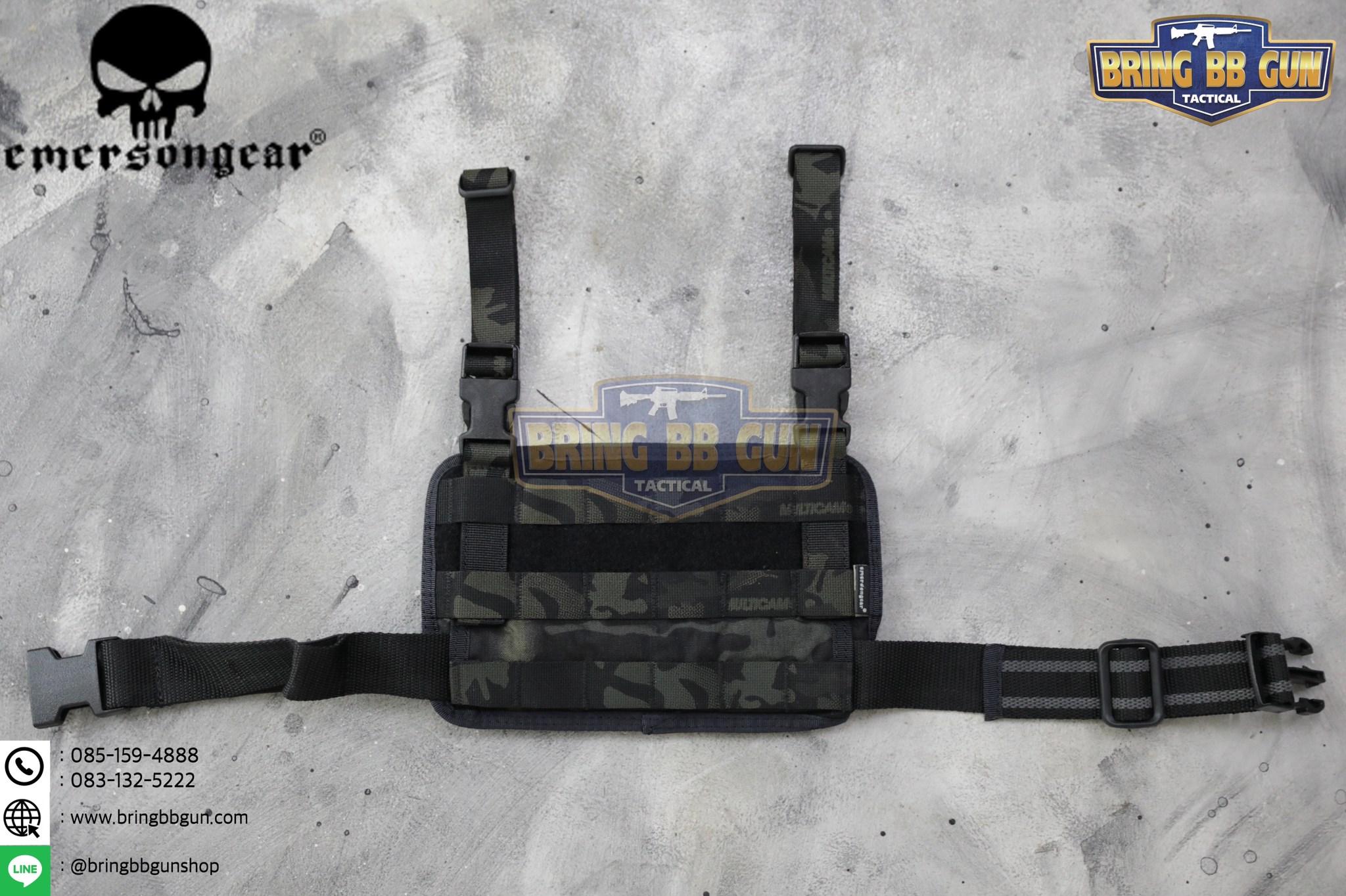 เพลทรัดต้นขาแบบ Molle ยี่ห้อ Emerson (Drop Leg Molle)