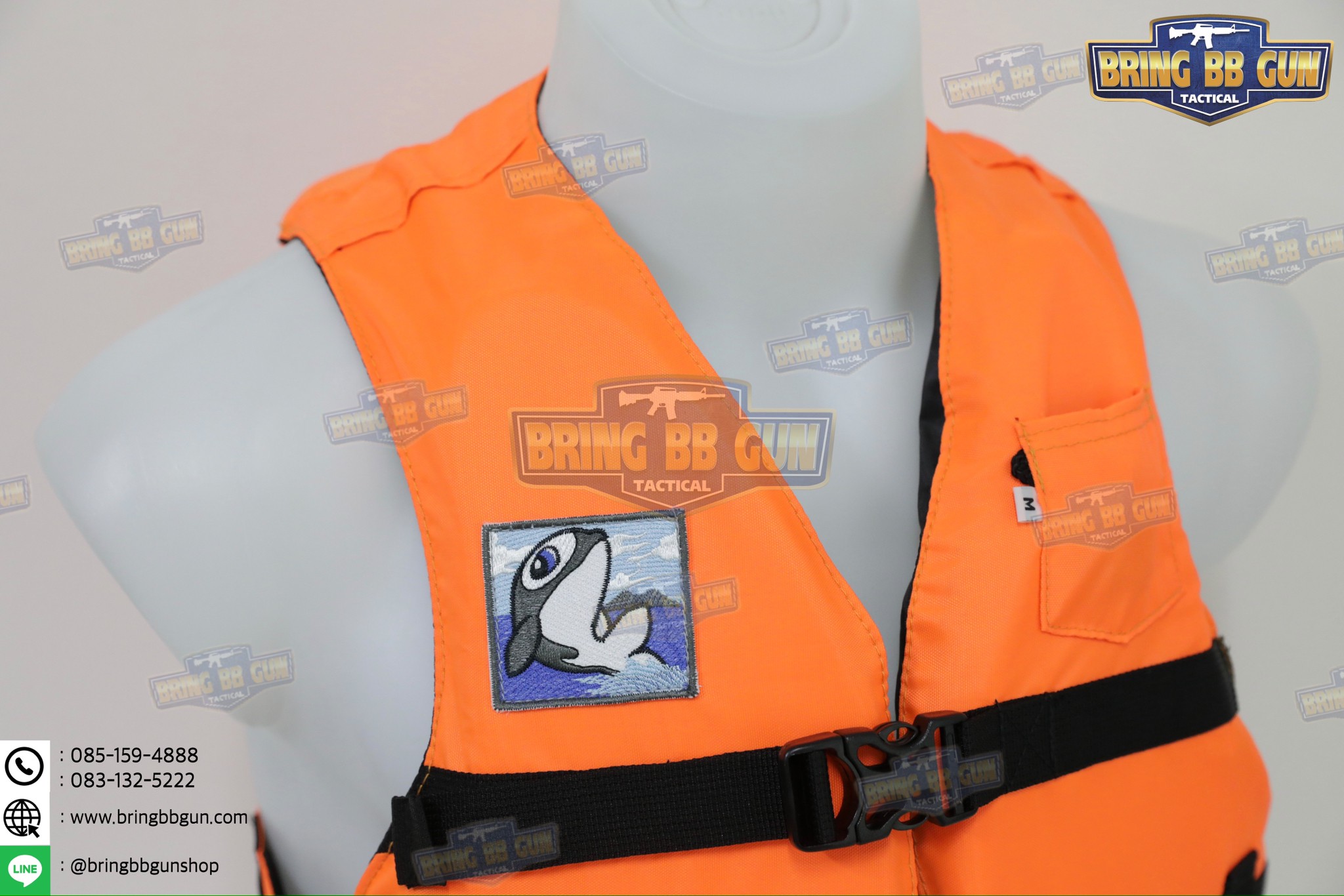 เสื้อชูชีพ ยี่ห้อ ปลาโลมา (เสื้อพยุงตัว) (เสื้อชูชีพ อุปกรณ์ช่วยชีวิต) (Life Jacket) (Life Vest)