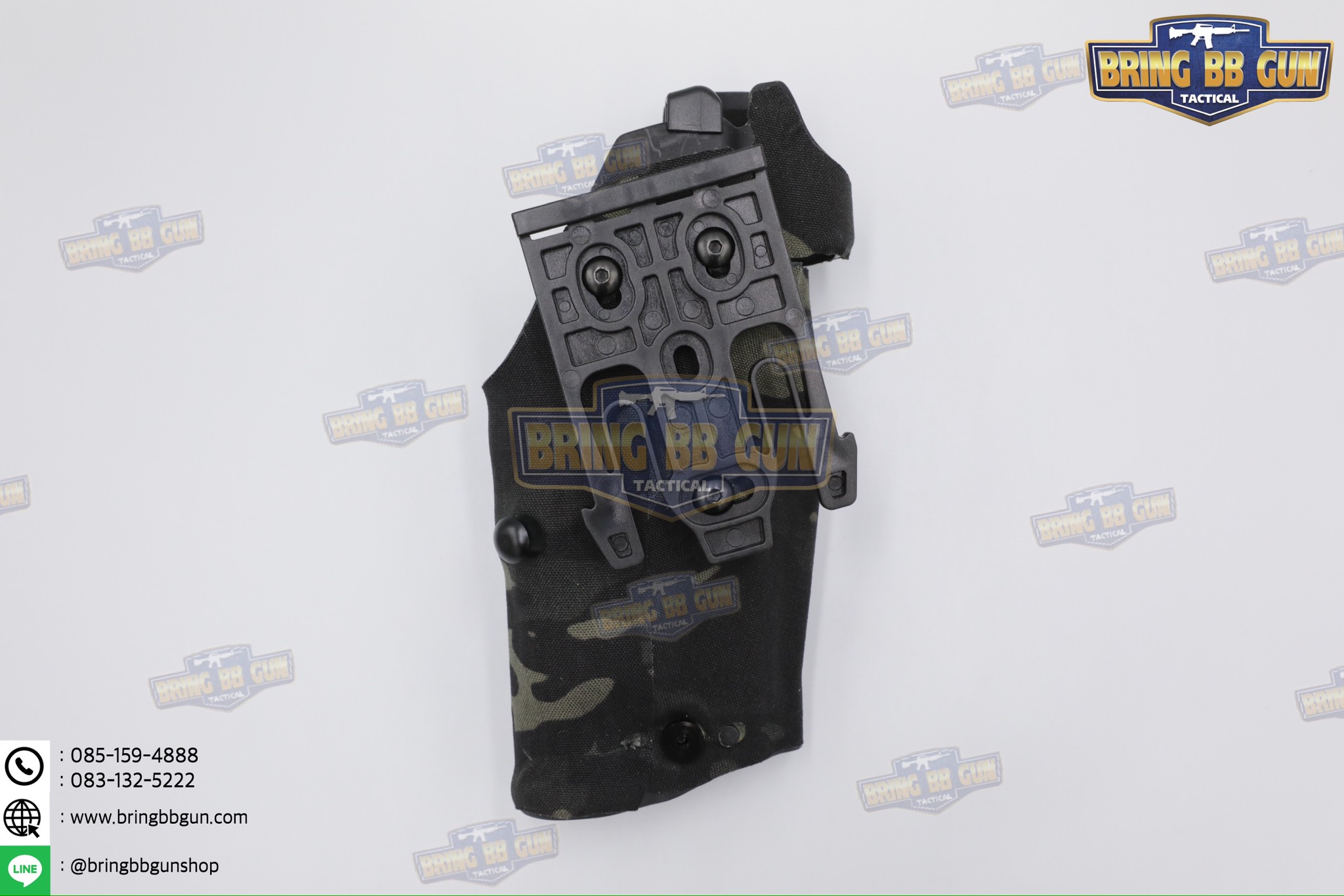 ซองปืนพกนอกปลดนิ้วโป้ง สำหรับGlock และ ไฟฉาย (Glock 17 + X300) ◾มือซ้าย◾