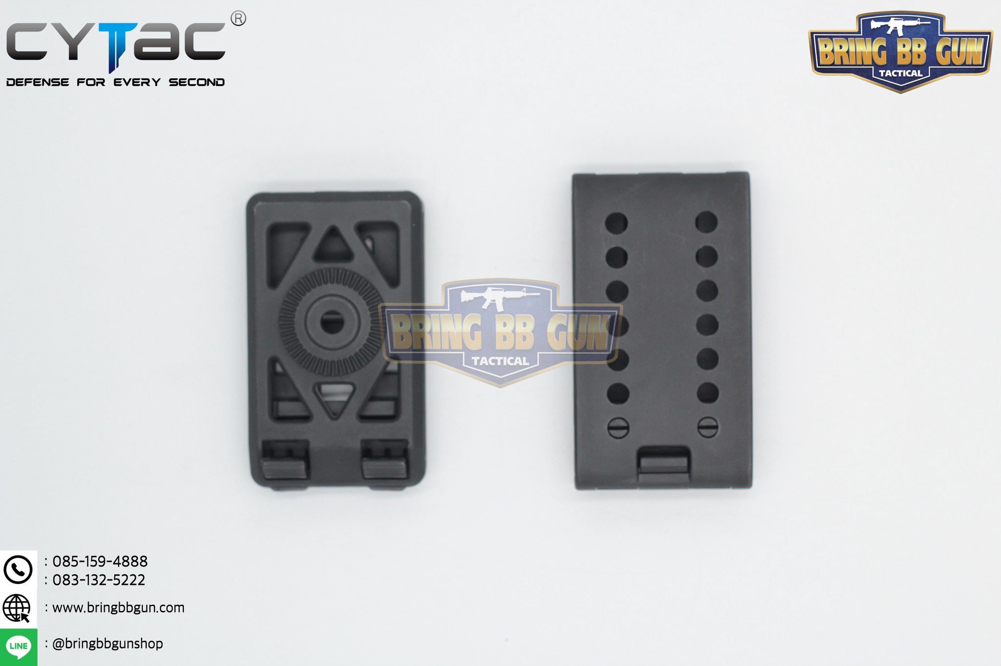 เพลตร้อยเข็มขัด แบบ Teklok ยี่ห้อ Cytac รุ่น Original (Belt Clip) (Teklok)