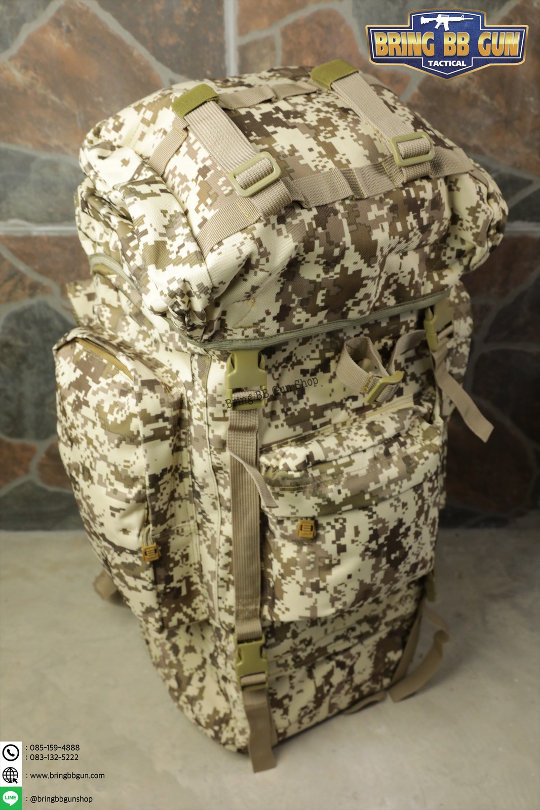 กระเป๋าเป้ รุ่นโครงเหล็ก