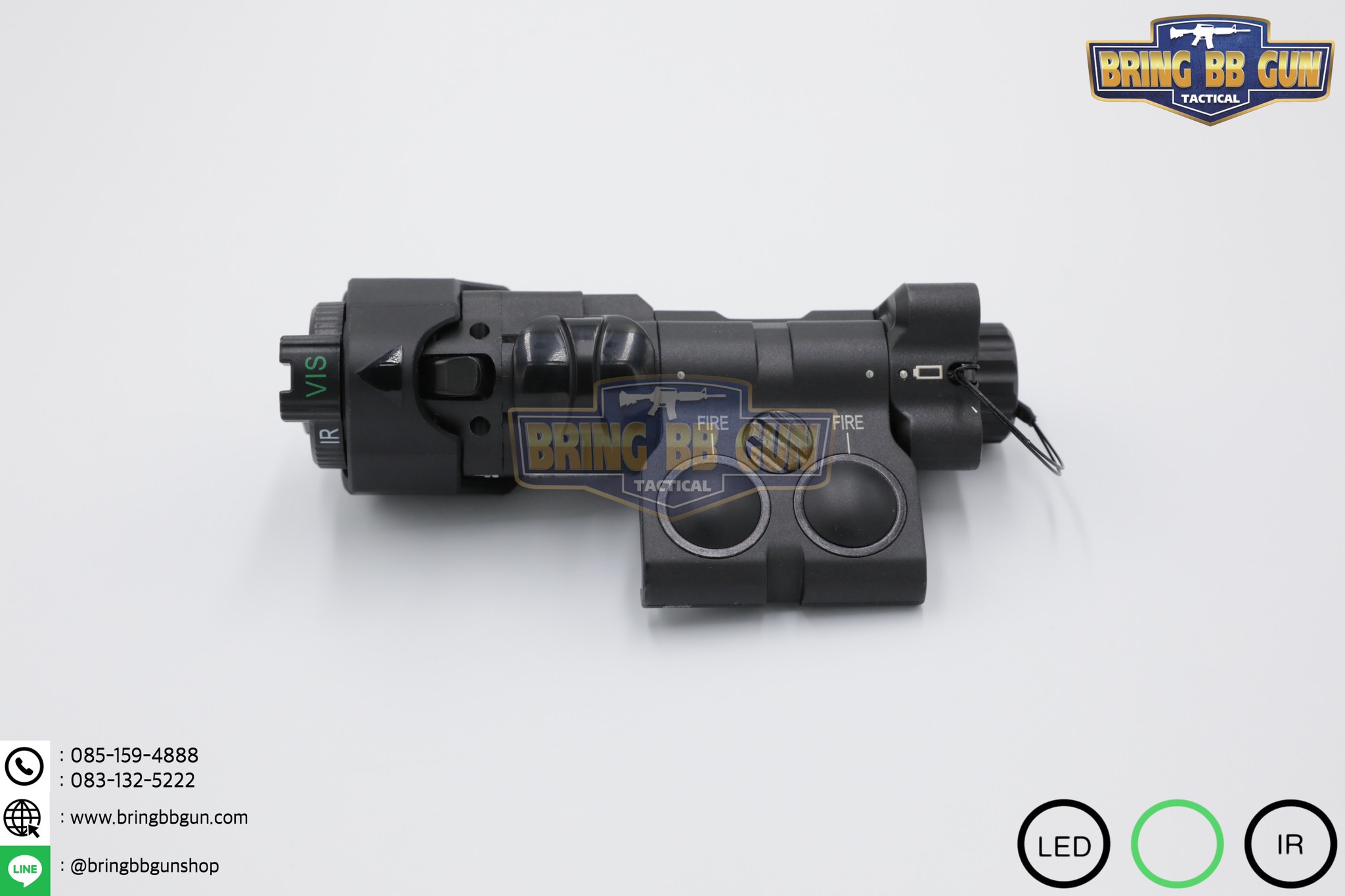 กล่องไฟฉาย+เลเซอร์ชี้เป้า+ไฟฉายIR+เลเซอร์ชี้เป้าIR (อุปกรณ์เล็งช่วยส่องสว่าง) B.E. Meyer รุ่น MAWL-C1+