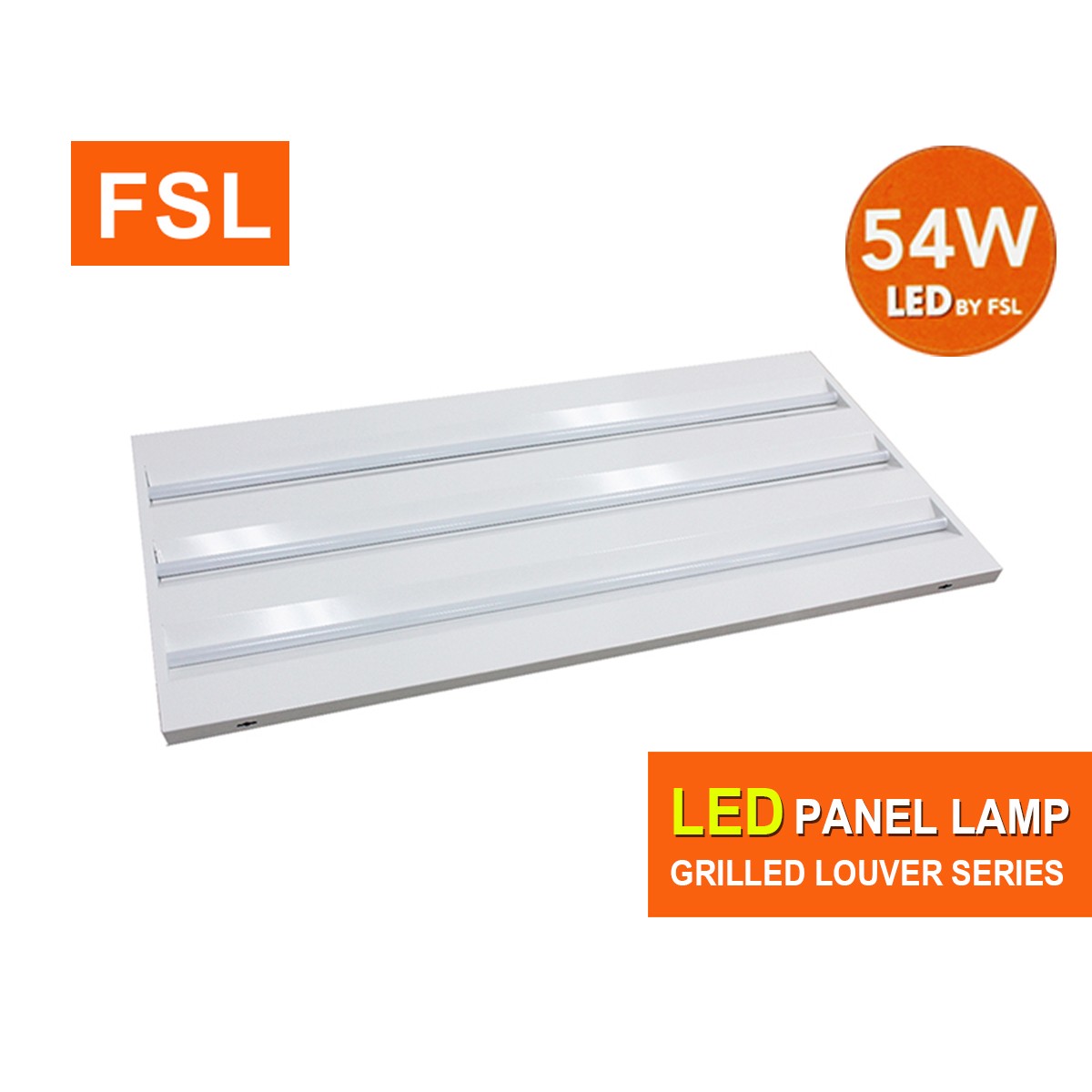 โคมทีบาร์ฝังฝ้า FSL-T-BAR-600x1200m แสงขาวและแสงวอร์มไวท์