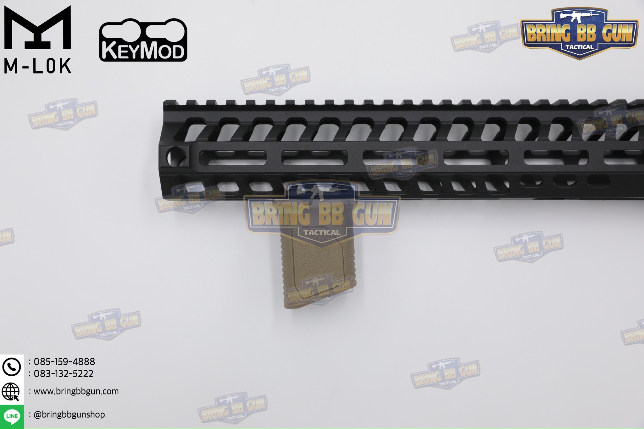 กริ๊ปมือหน้า STRIKE AVG (รุ่นสั้น) (ใช้ได้กับชุดหน้าระบบราง M-Lok และ ระบบราง Keymod เท่านั้น)