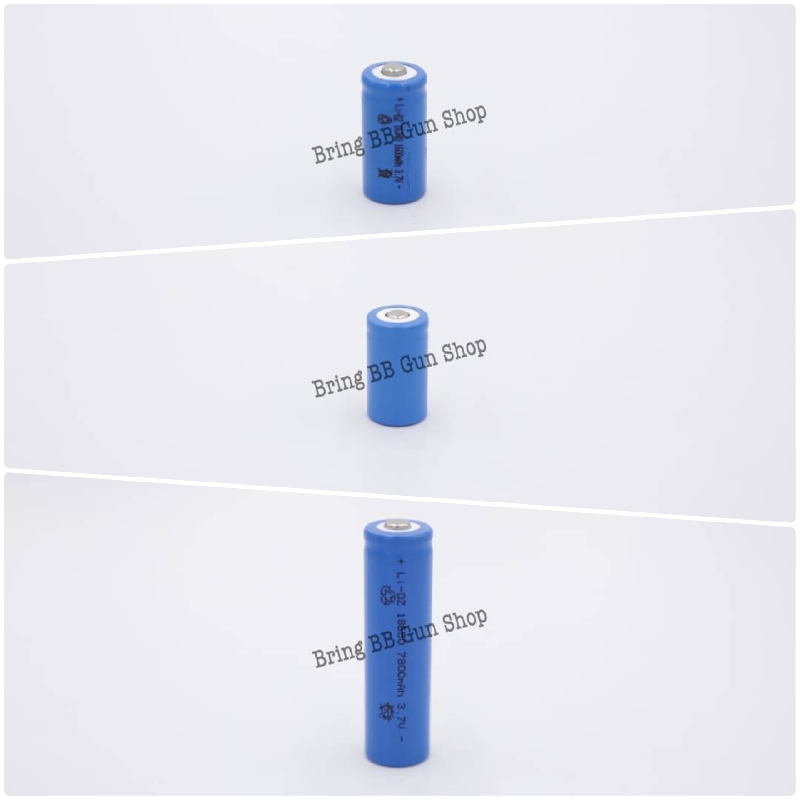 ถ่านชาร์จ CR123a / CR2 / 18650