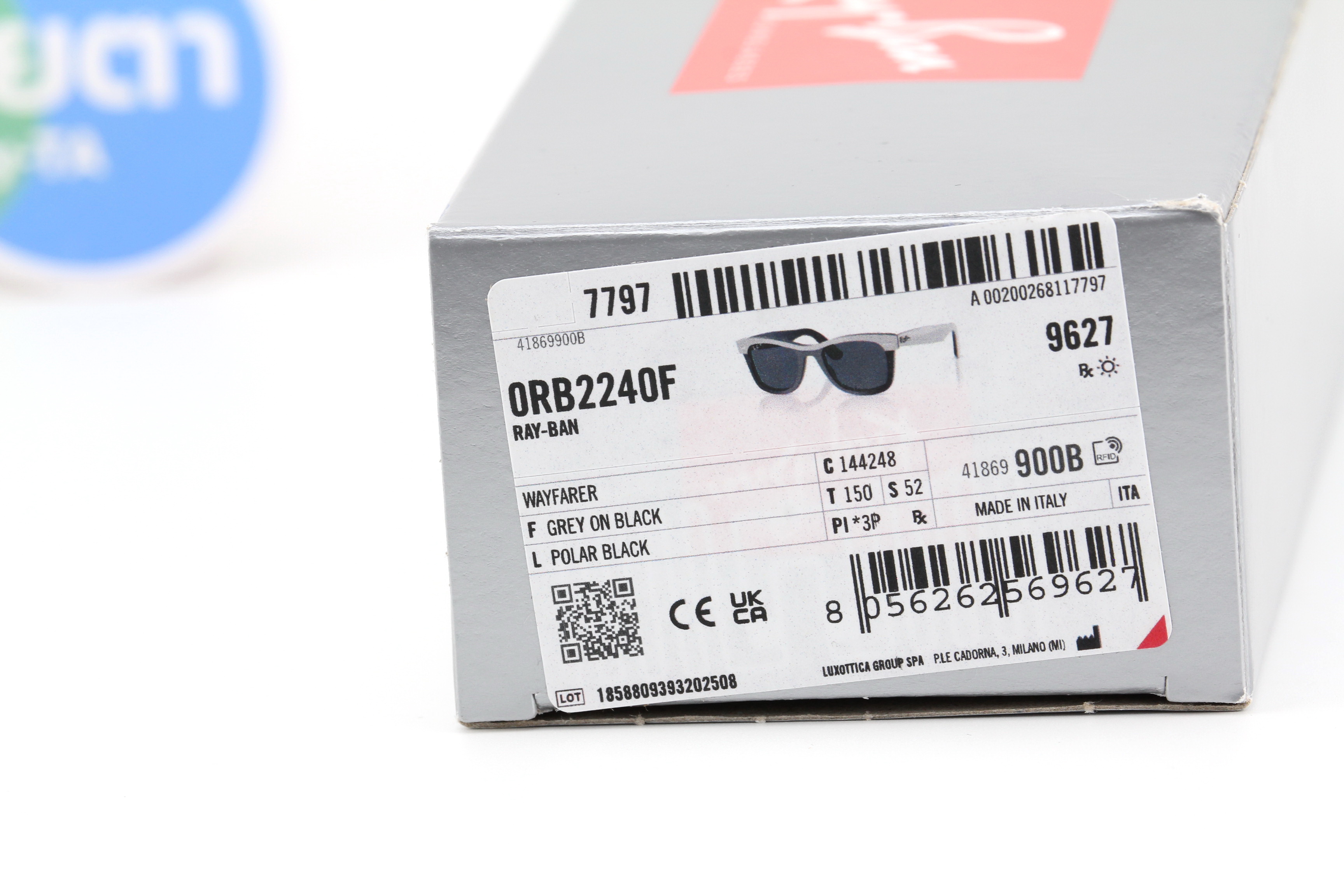 RayBan Wayfarer RB2240F 144248 Polarized Lens STREET NEAT