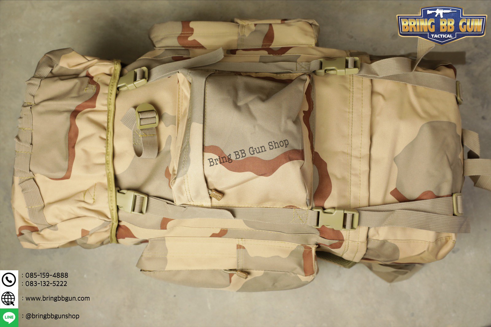 กระเป๋าเป้ รุ่นโครงเหล็ก