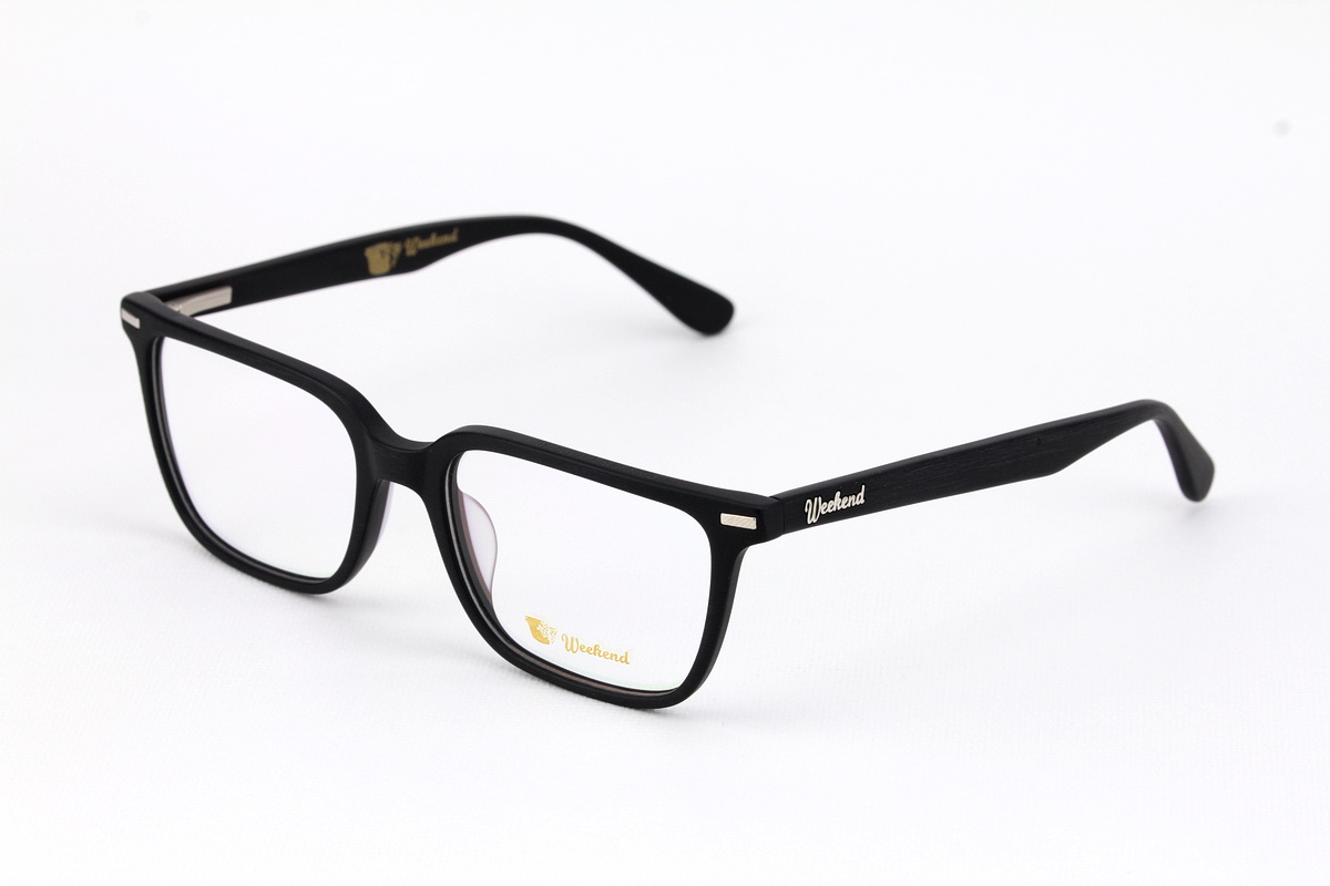 กรอบแว่นสายตาพร้อมคลิปกันแดด Weekend Cannes Matte Black