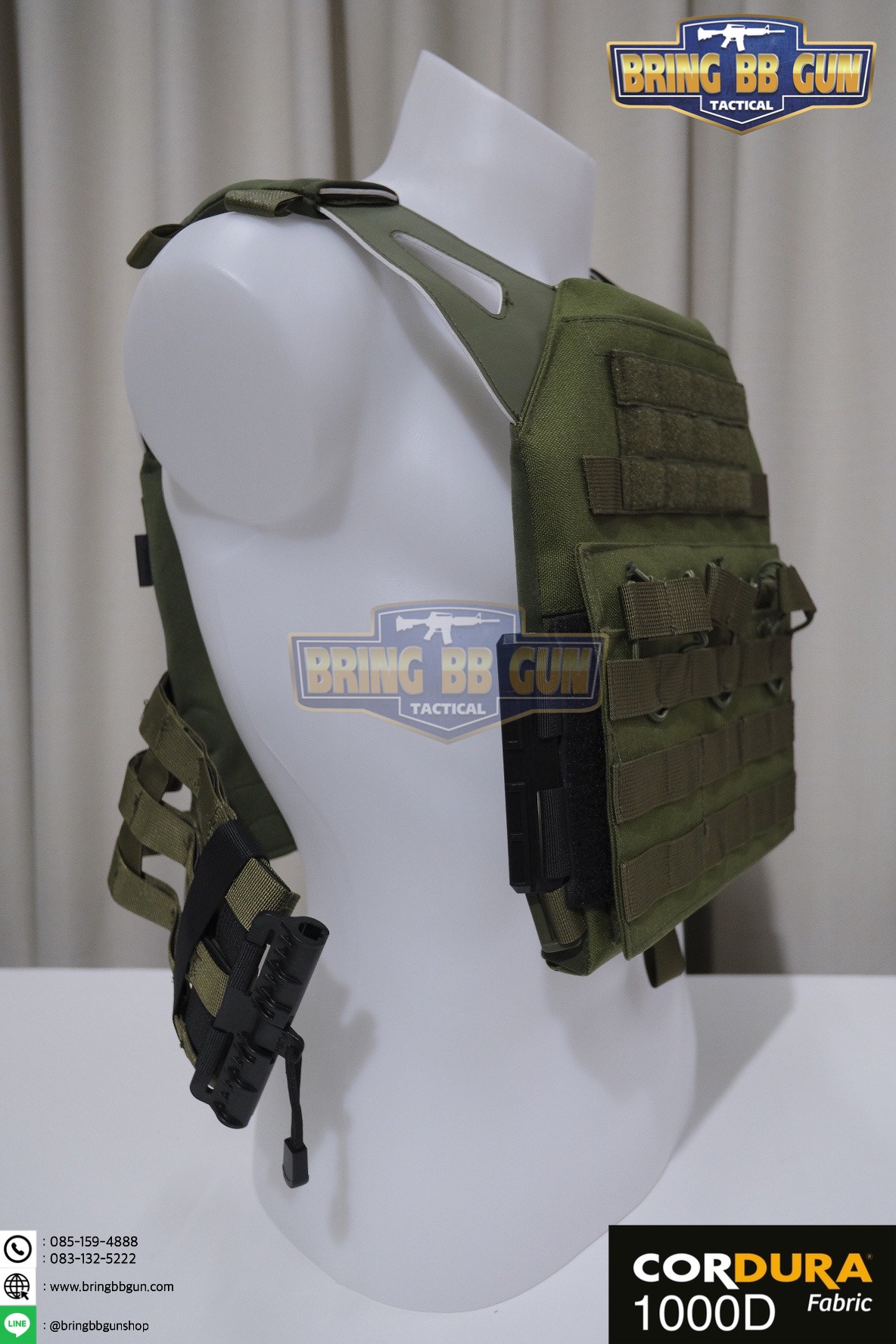 เสื้อเวส รุ่นJPC ปลดไว เนื้อผ้า 1000D (Quick Release JPC Set)