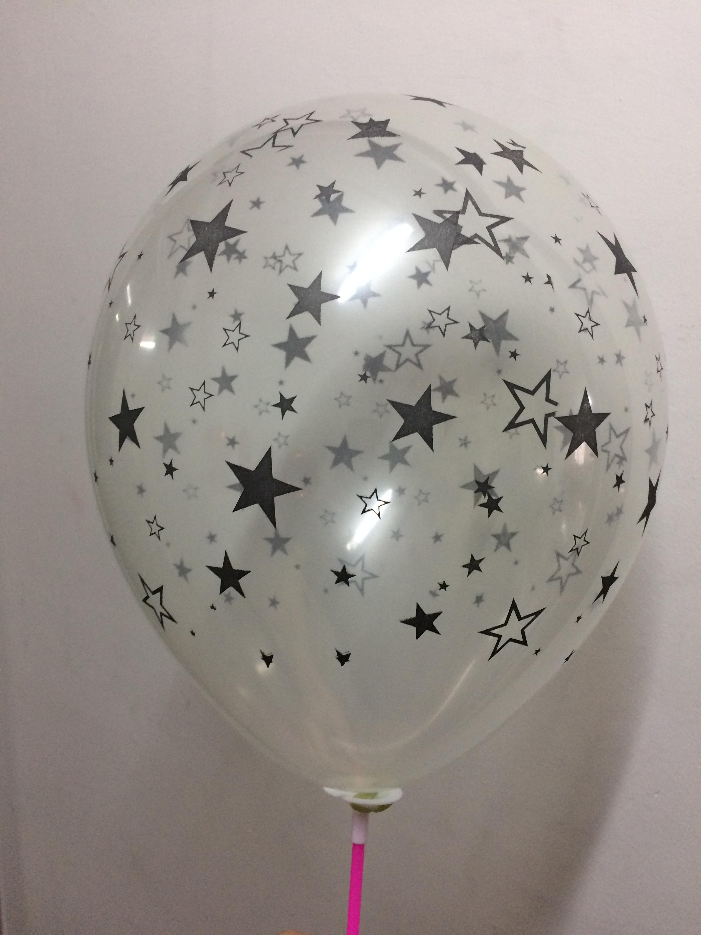 ลูกโป่งลายดาว 12นิ้ว: 50ใบต่อแพ็ค