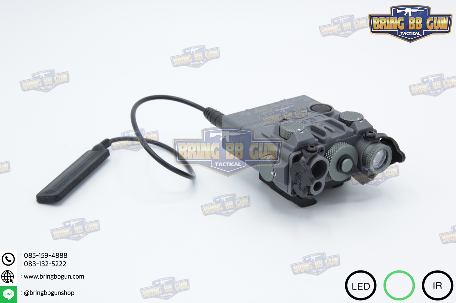 กล่องANPEQ-15A รุ่น DBAL-A2 บอดี้พลาสติก (Dual Beam Aiming Laser - Advanced2)