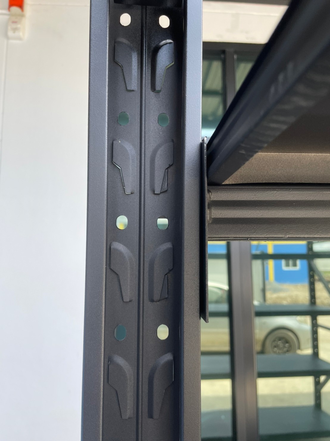 Micro Rack W200xD60xH200cm. (สีดำ) ชั้นเหล็กวางสินค้า