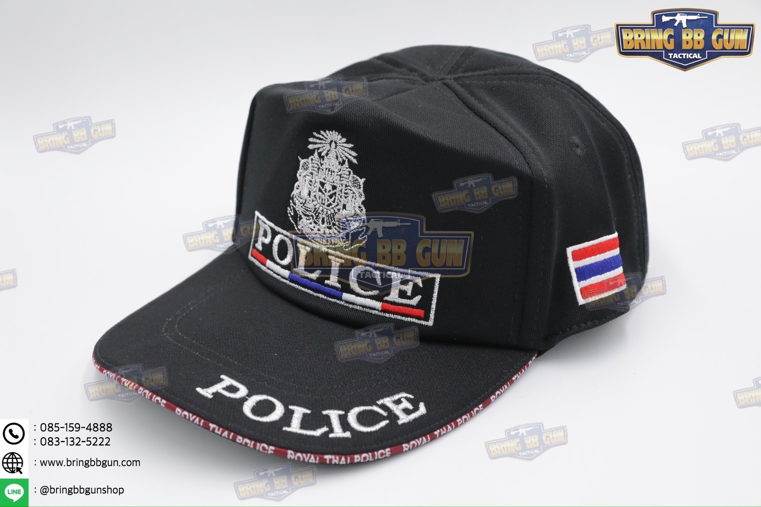 หมวกแก๊ปปักลายหน่วยงานต่าง เกรดพรีเมี่ยม (Version 1) Cap