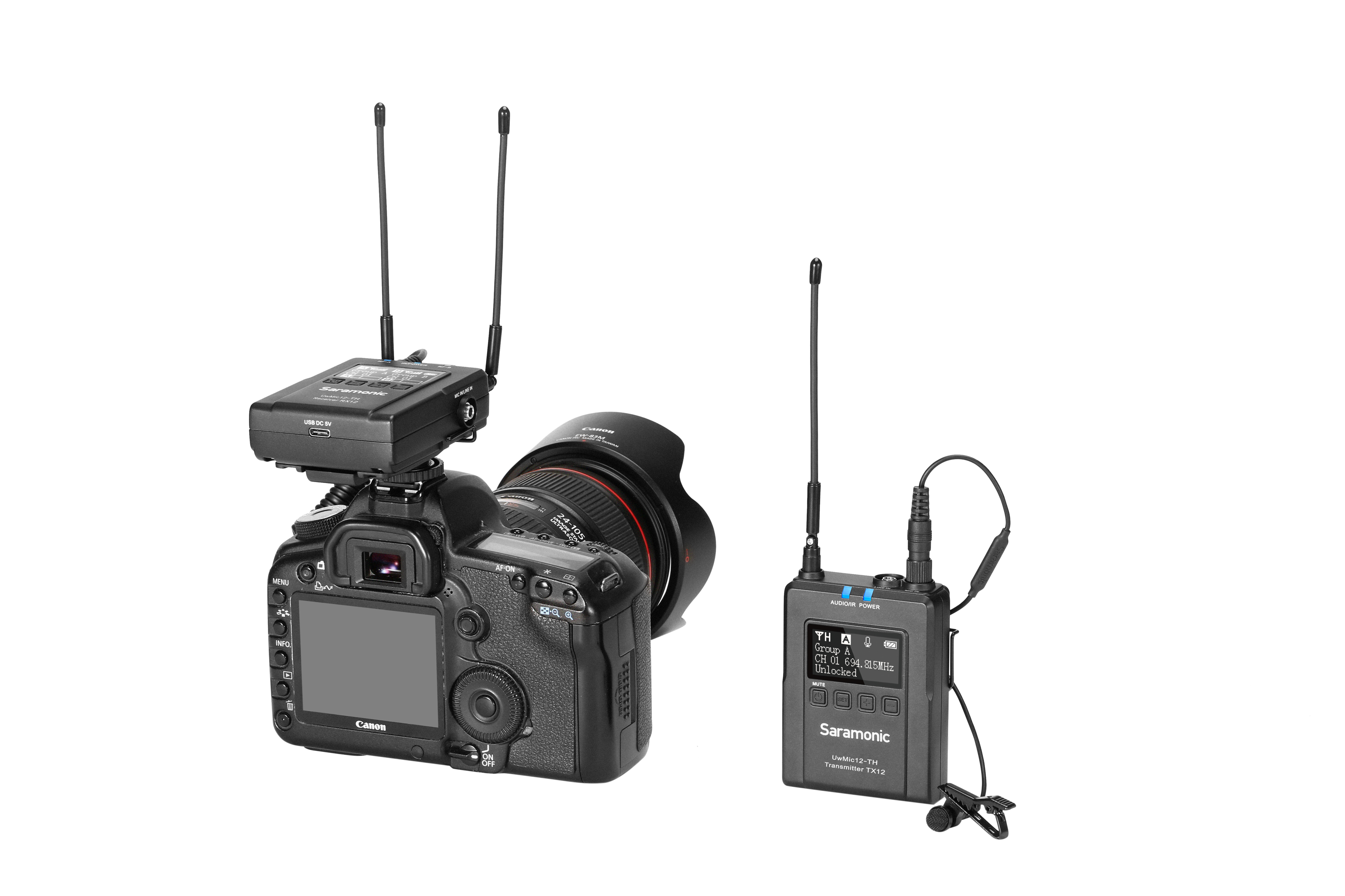ไมโครโฟนไร้สาย Saramonic UwMic12TH Kit1 Wireless Microphone