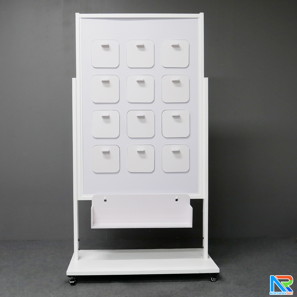 เกมส์เปิดป้ายจับคู่ 12 ช่อง Matching game ขนาด (W)94 x (D)45 x (H)170 cm.พร้อมล้อเลื่อน เคลื่อนย้ายสะดวก