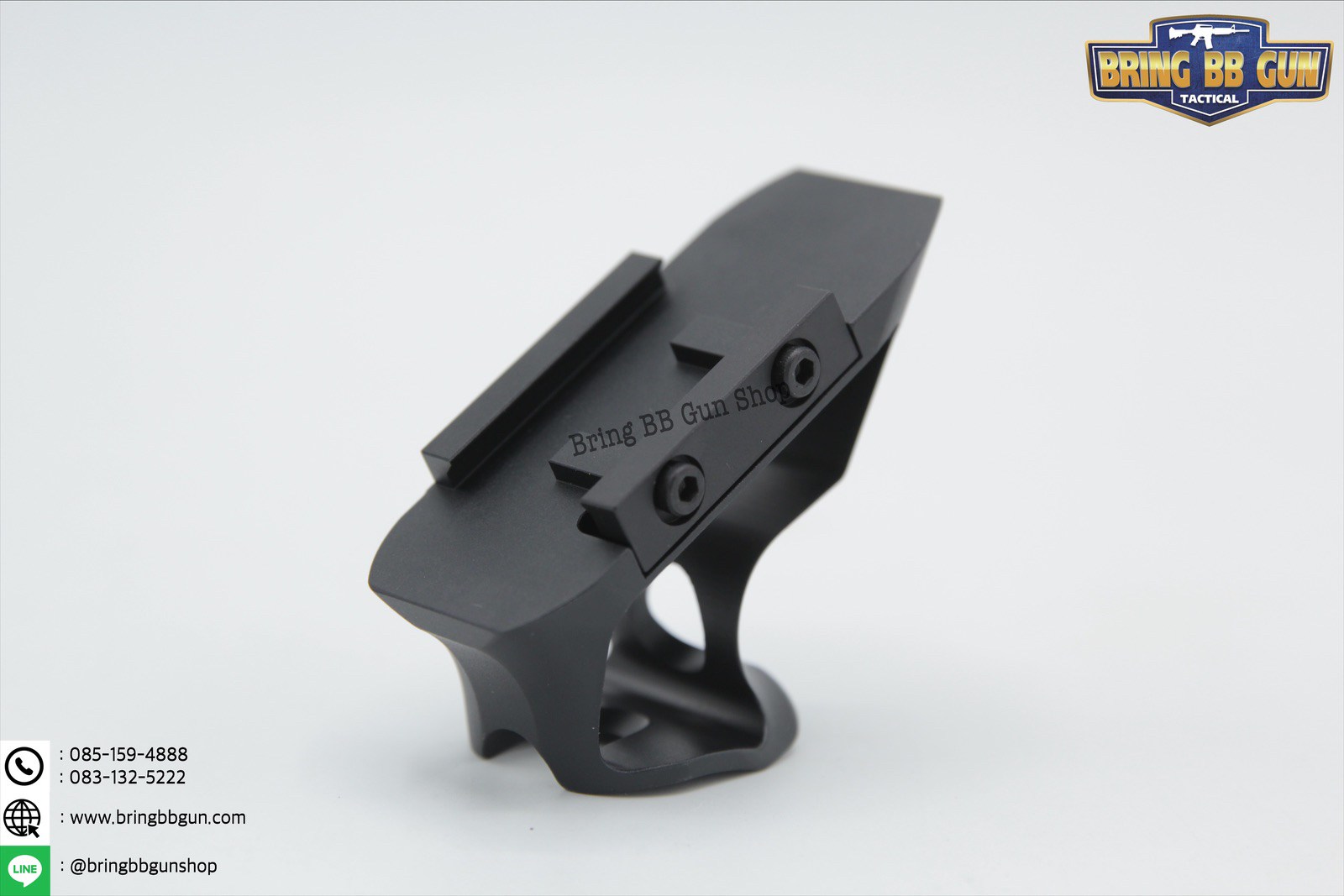 กริ๊ปมือหน้า Fortis (Front Grip Fortis) รุ่น สั้น ระบบราง Picatinny (ราง22มิล)