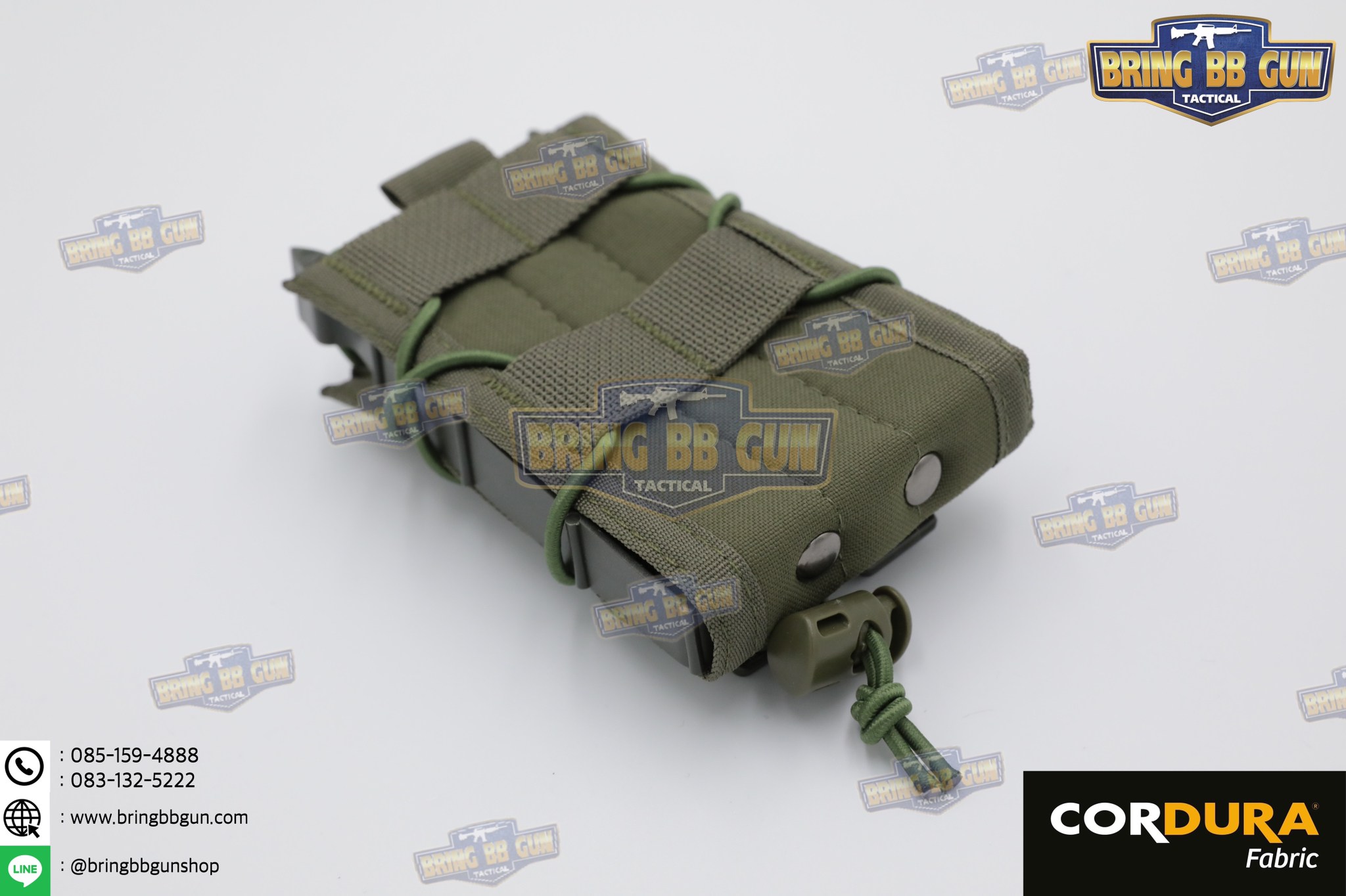 เพ้าแม็กกาซีน ทรง Tiger รุ่น 5.56 (ซองแม็กกาซีนเดี่ยวทรง TACO) (Tiger Type 5.56) (Tiger Type 5.56 Magazine Pouch) (Magazine Pouch)