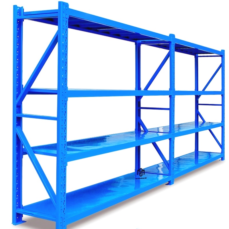 ชั้นวางสินค้า MicroRack DoubleRack (ชั้น2ล็อก สีน้ำเงิน) 400x200x60cm.