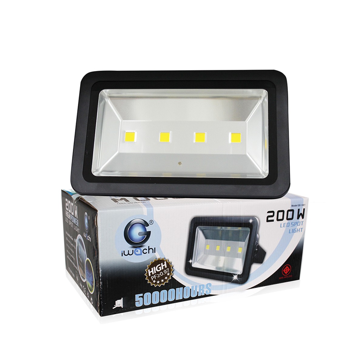 IWC-SPL-200W สปอร์ตไลท์ รุ่น GE-1001 แสงขาวและแสงวอร์มไวท์