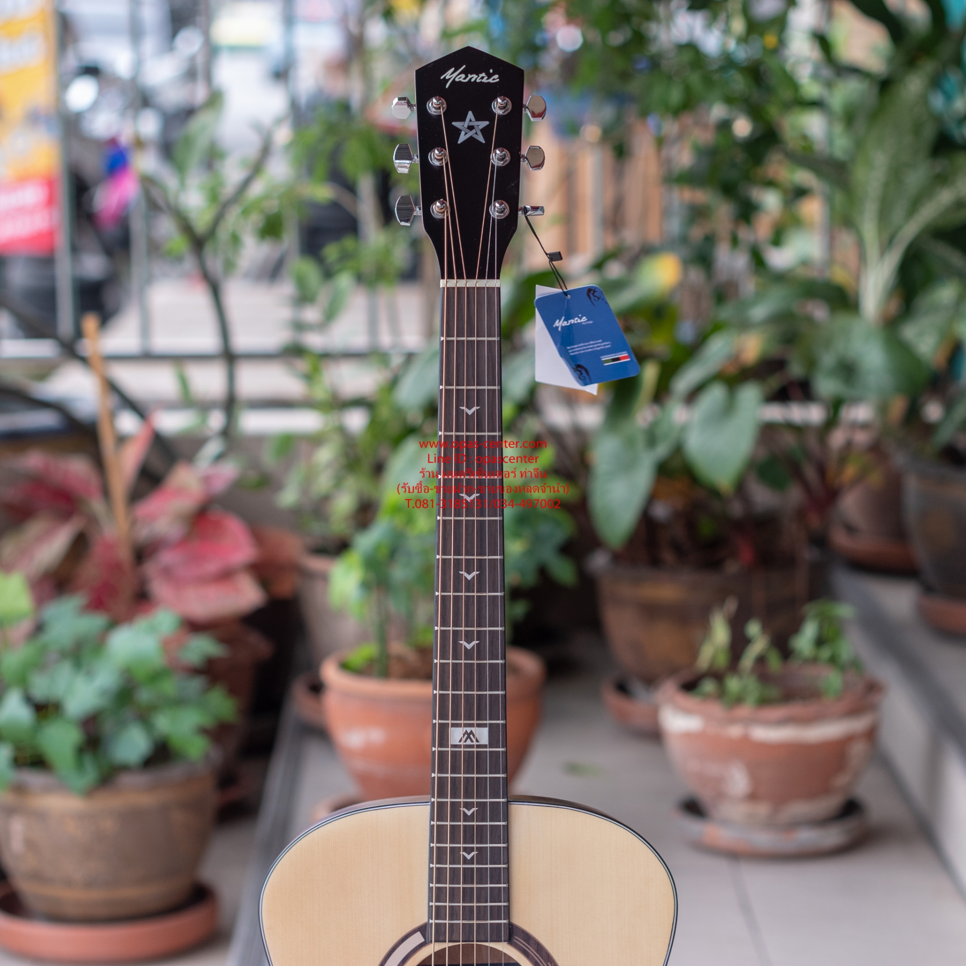 กีต้าร์โปร่ง 41 นิ้ว Mantic GT-1G สีไม้ ขัดด้าน สวยมาก ของใหม่