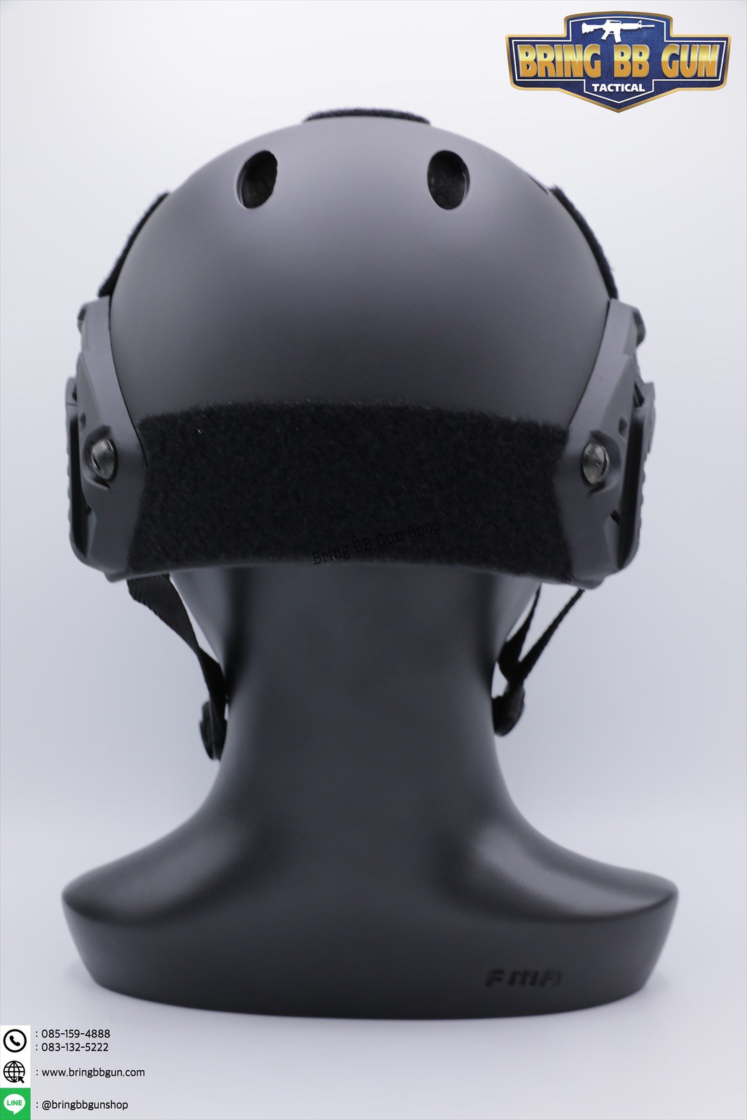 หมวก Fast (หมวกฟาส) (Fast Helmet PJ type) รุ่น Standard-pound holes