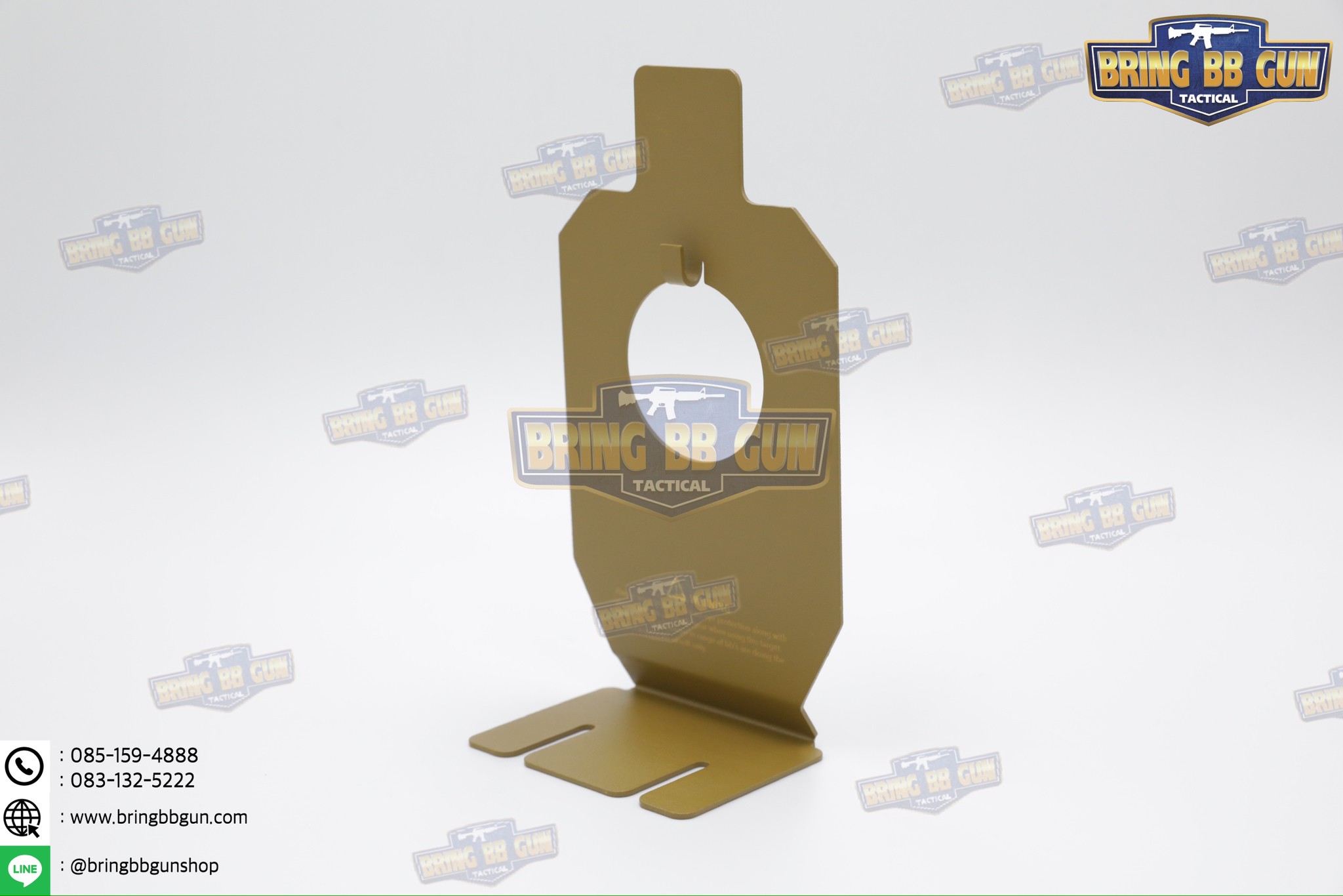 เป้าเพลทเหล็กสำหรับฝึกซ้อมยิงปืนบีบีกัน รุ่น B03 (เป้าซ้อมยิงรูปคนจิ๋ว)