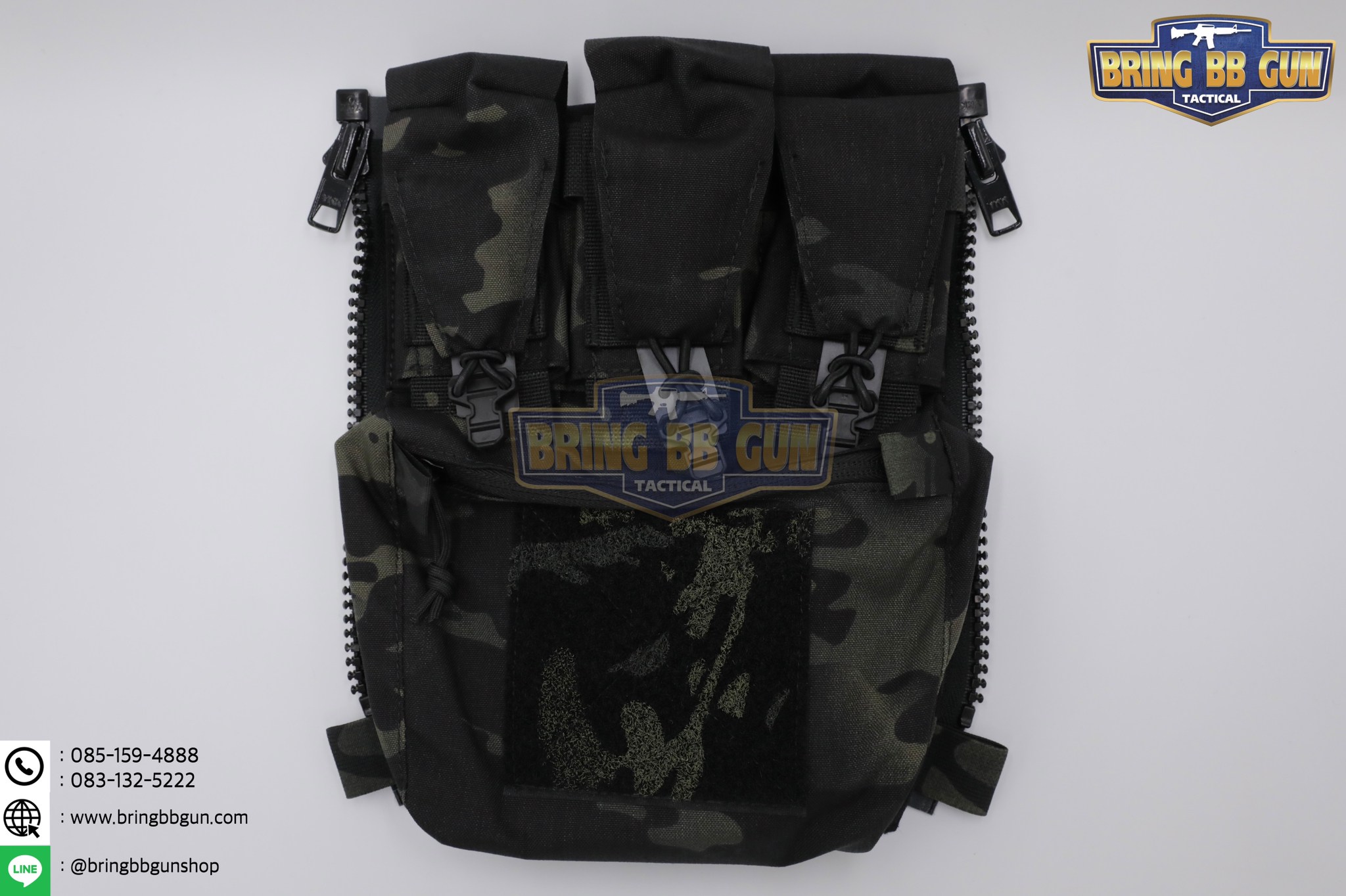 กระเป๋าติดเวส รุ่น V5 PC Back Panel (V5 PC Back Panel Tactical Supplement)