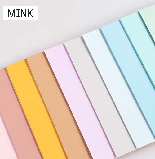 กระดาษสี 2 หน้า MINK