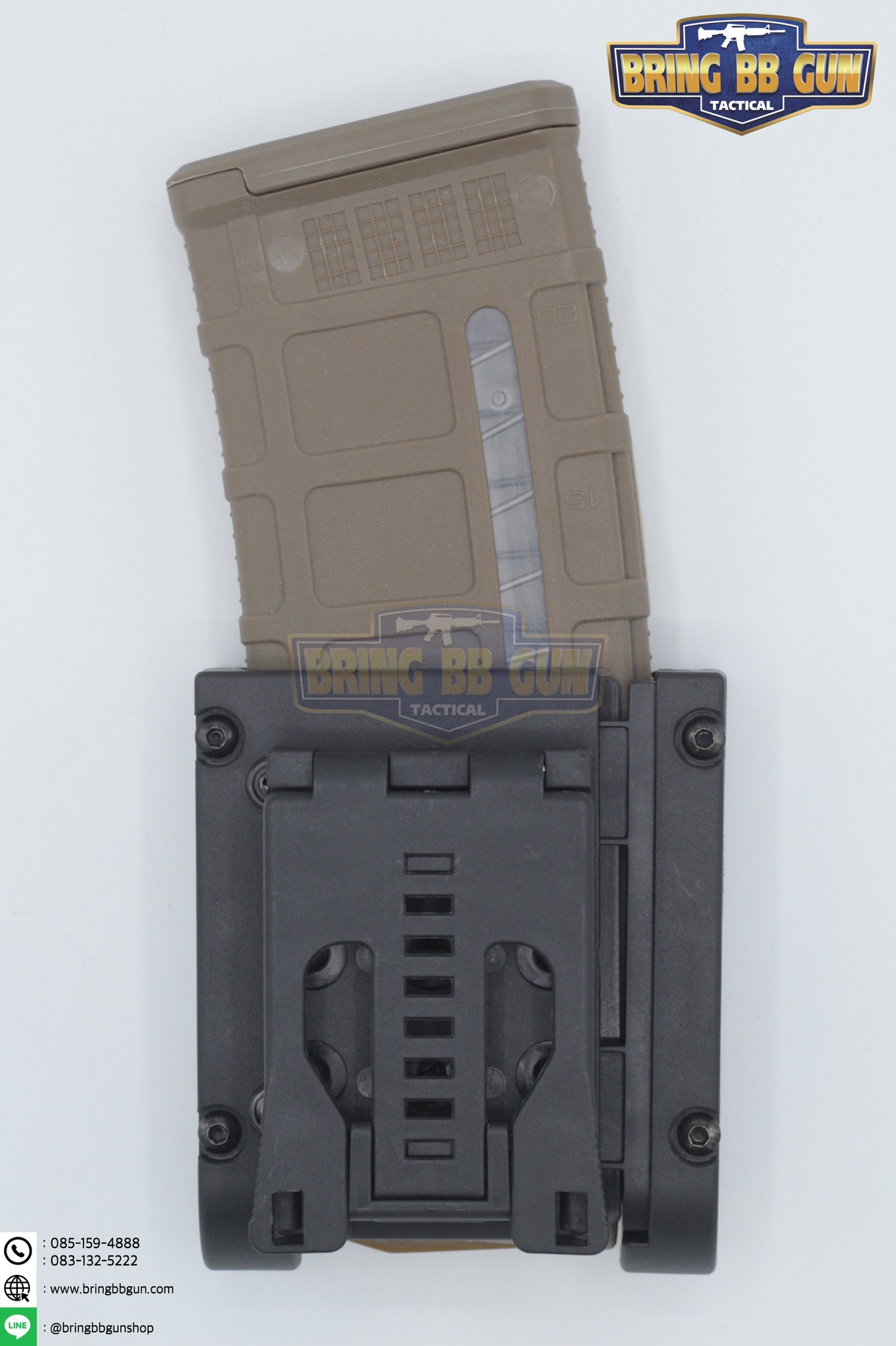 Shotshell Holder for Speed Reloads ซองบรรจุลูกกระสุนลูกซอง ขนาด12Ga 4นัด (ซองจิงโจ้)