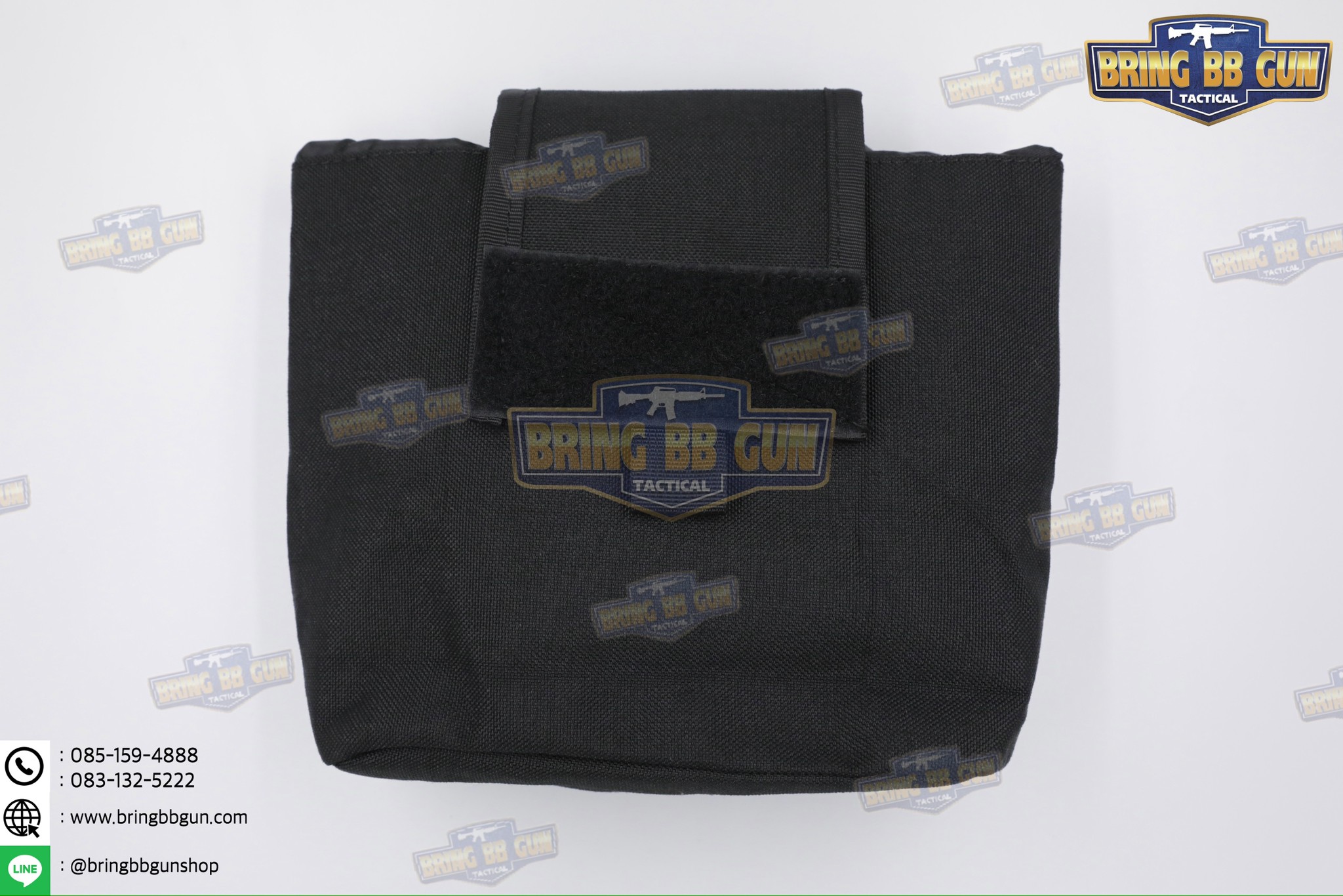 ถุงทิ้งแม็กกาซีนแบบพับได้ B01 (ถุงเก็บอุปกรณ์) (Tactical Storage Bag) (Folding Magazine Recycling Bags) (Drop Pouch) (Dump Pouch)