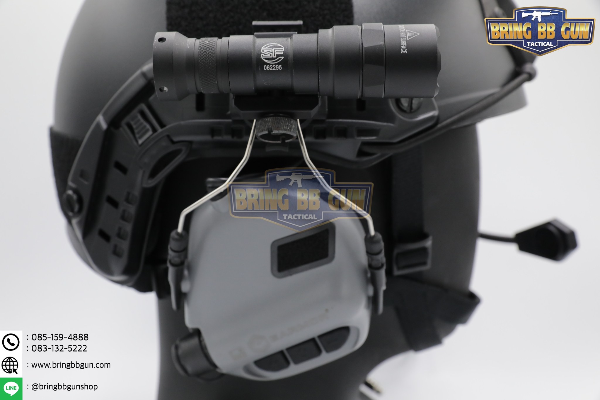 Helmet Rail Suspension Bracket (อแดปเตอร์ขาจับหูฟังใส่รางข้างหมวกฟาส)