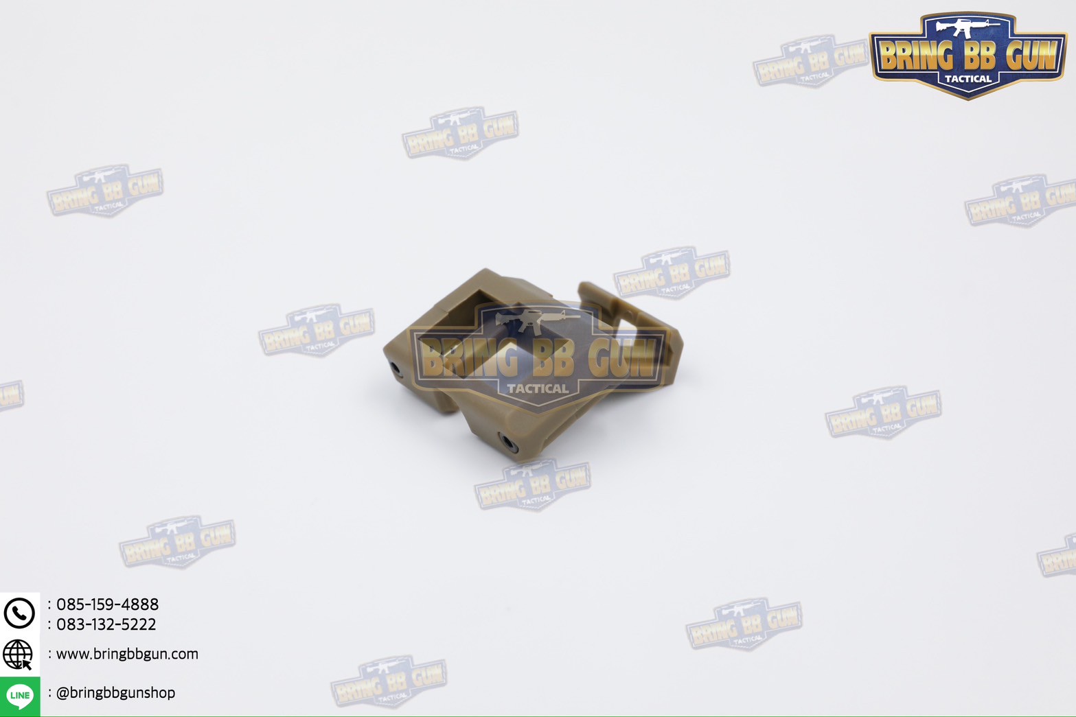 เคสสวิตซ์หางหนูแบบคู่ จับราง Picatinny (เอียง45องศา) (เคสสวิตซ์หางหนู2ทาง) (Dual Picatinny Offset for Modbutton Lite)