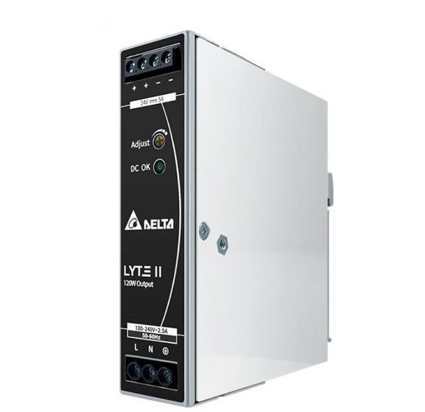 Delta DIN Rail Power Supply DRL-24V120W1EN Output 24V/5A (120W) ,Input 85-264VAC