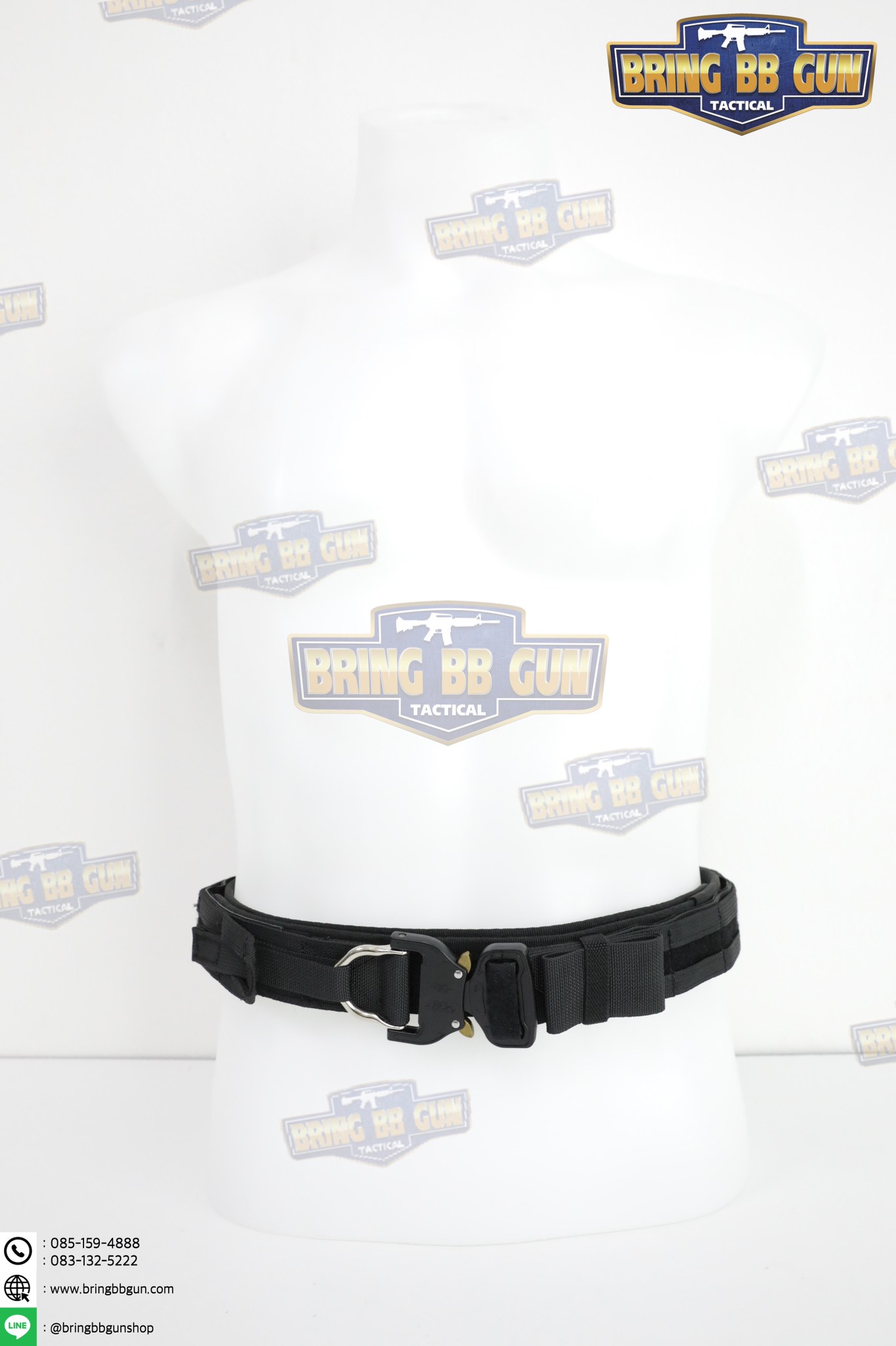 เข็มขัดยุทธวิธี รุ่น หัวคอปร่า ทรงIPSC 2ชั้น Cobra IPSC (B013)