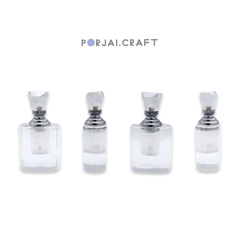 Clear Quartz Perfume Bottle ขวดน้ำหอมควอตซ์ใส