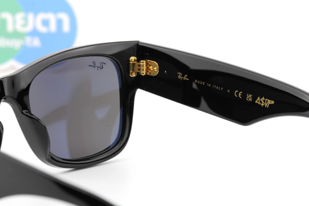 RayBan Mega Wayfarer RB0840SF 6826J5 Blacked Out collection by A$AP Rocky