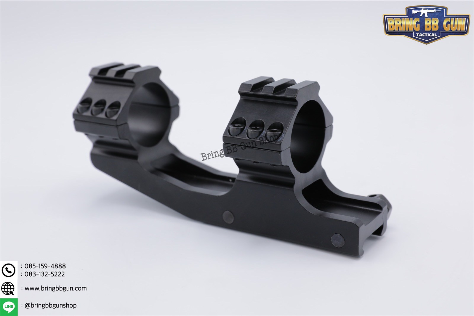 ขาจับกล้อง ราง20mm. ขนาดวง 25 และ 30mm (รุ่นB3)