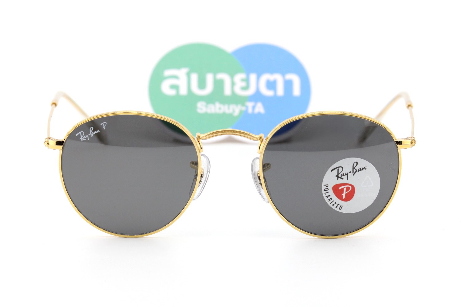 RayBan Round RB3447 919648 Polarized Lens