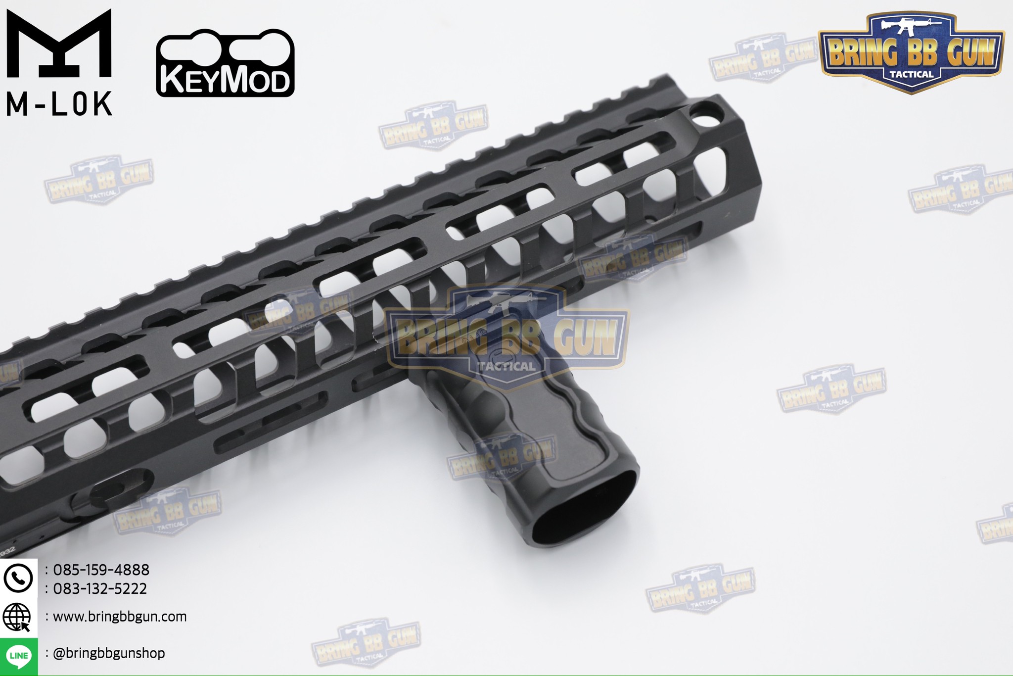 กริ๊ปมือหน้าทรง Railscales รุ่น RSB (RSB Vertical Grip) (กริ๊ปมือ Railscales RSB Vertical Foregrip) (ใช้ได้กับชุดหน้าระบบราง M-Lok และ ระบบราง Keymod เท่านั้น)